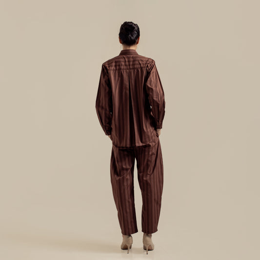 HANNIYA STRIPE BROWN