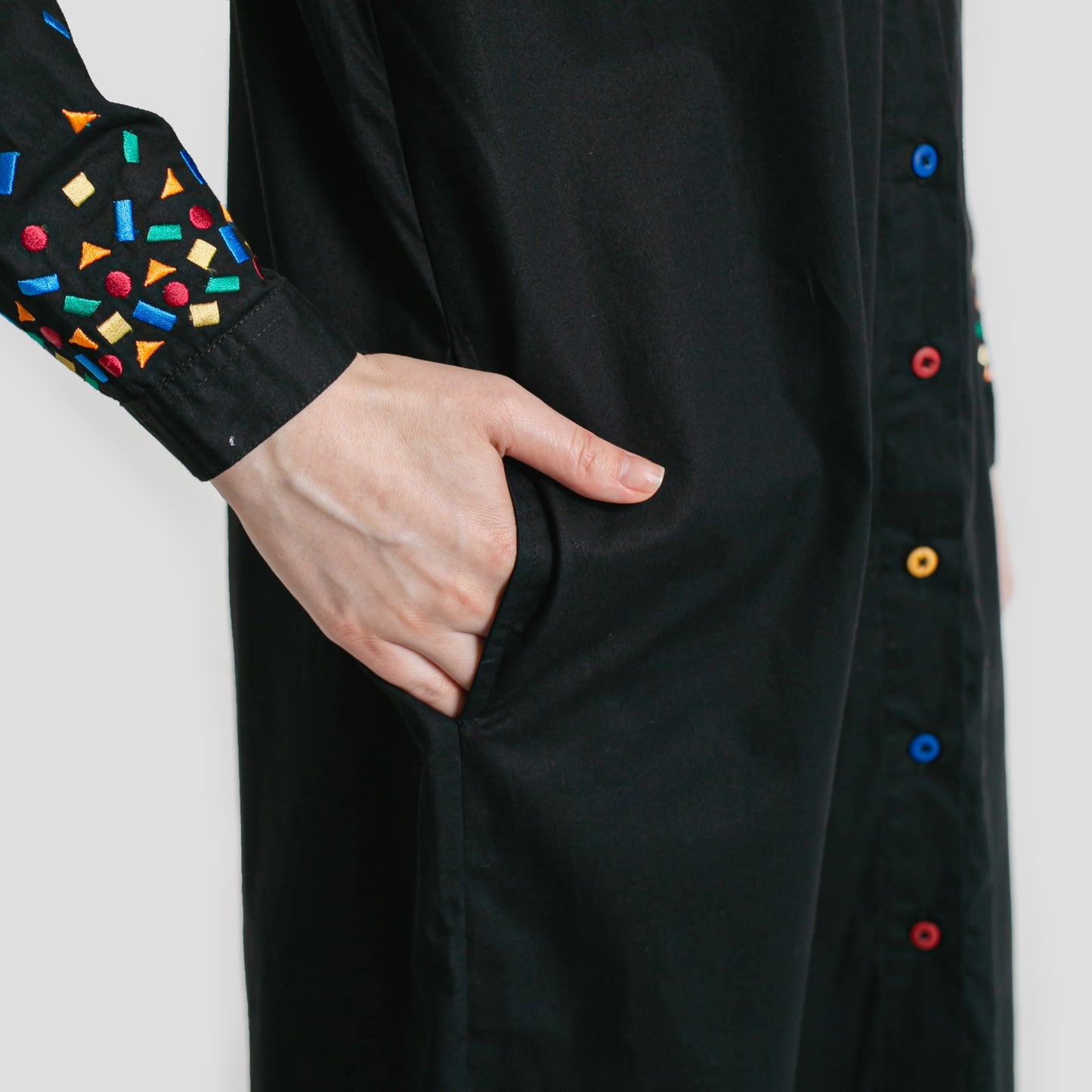 Mille Embro Tunic Black