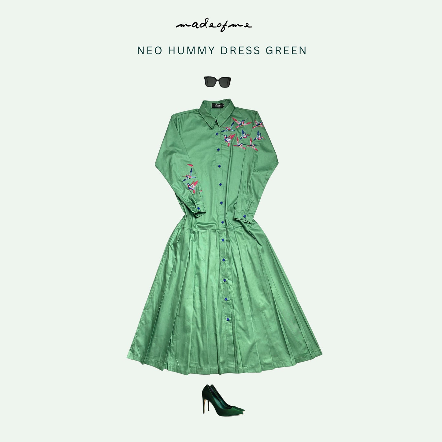 Neo Hummy Dress Green