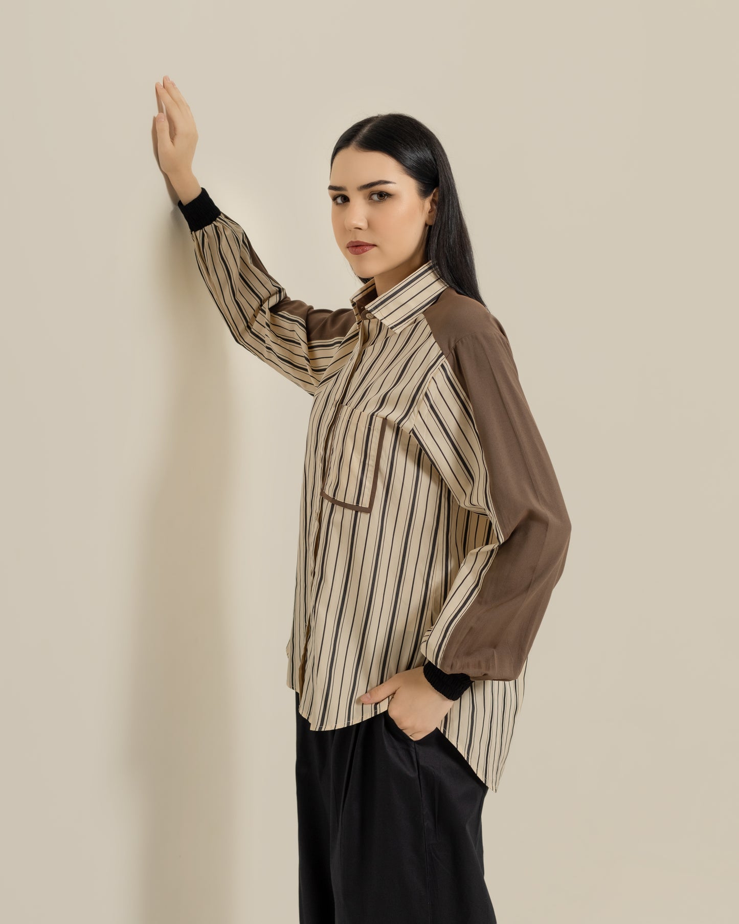 Bonnie Shirt in Brown