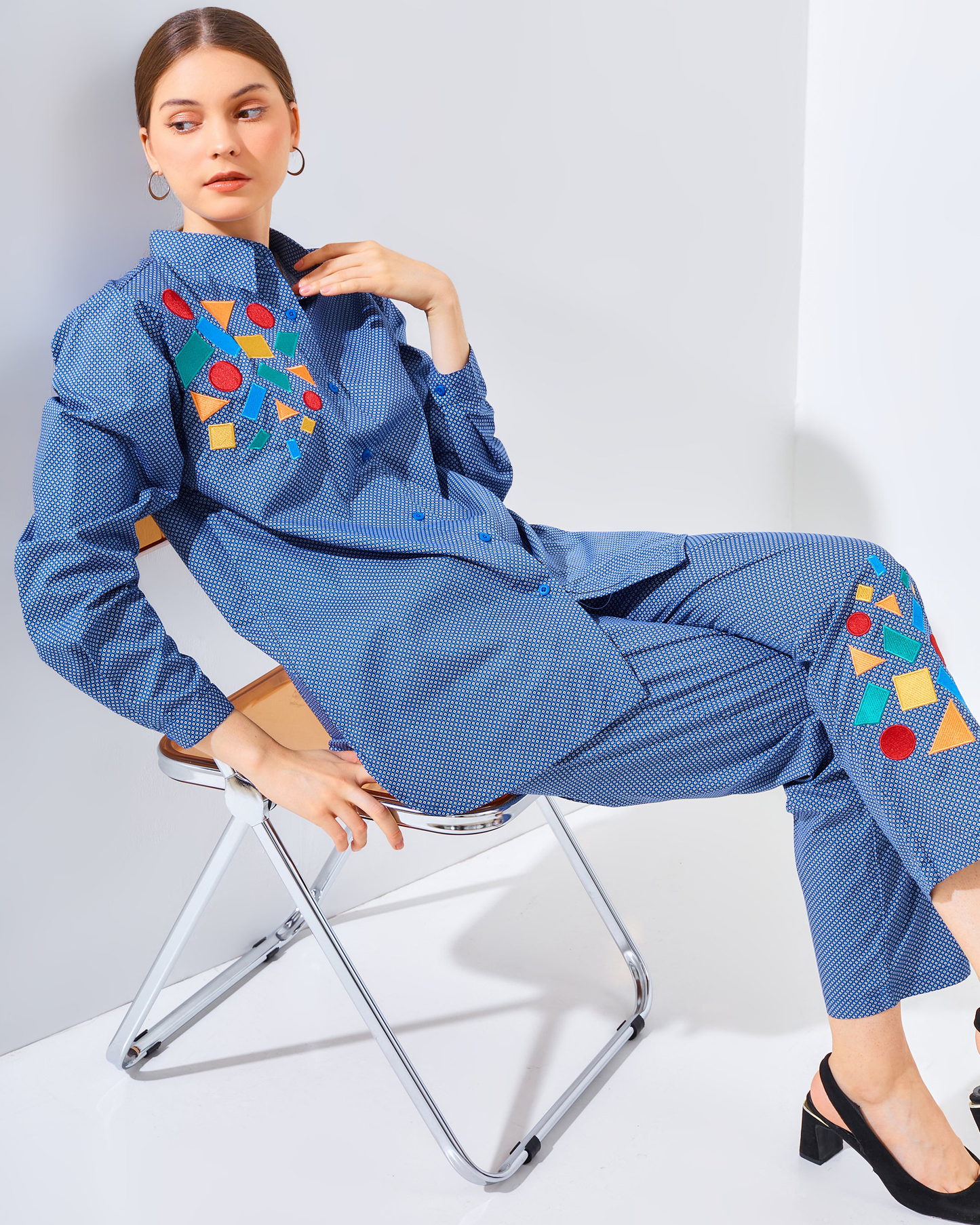 Milly Embro Matching set Blue