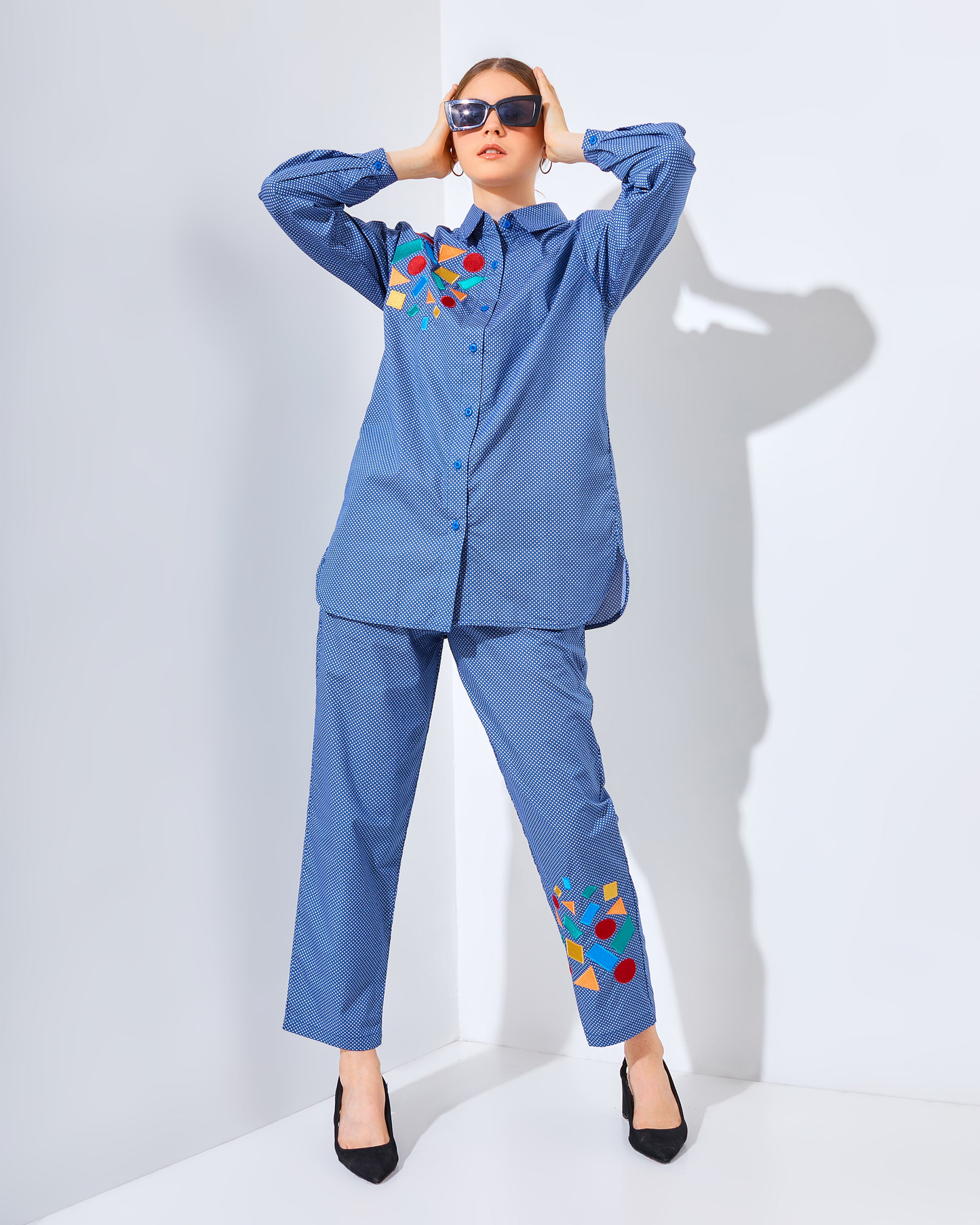 Milly Embro Matching set Blue