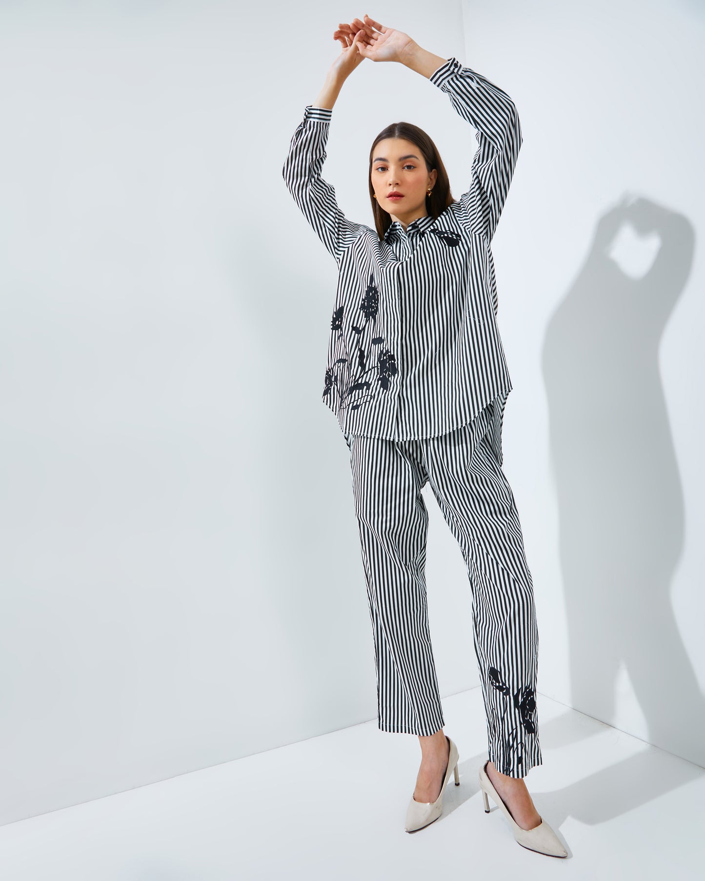 Narra Stripe Black Set/Top