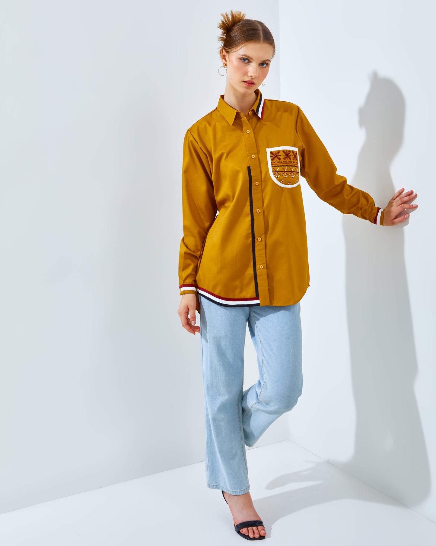 MADEOFME X BUBU SHIRT 1 POCKET MUSTARD