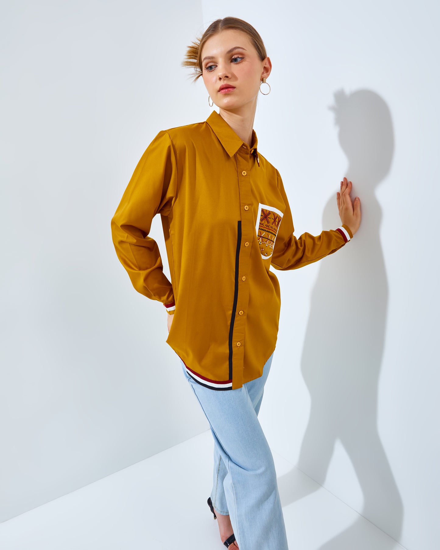 MADEOFME X BUBU SHIRT 1 POCKET MUSTARD