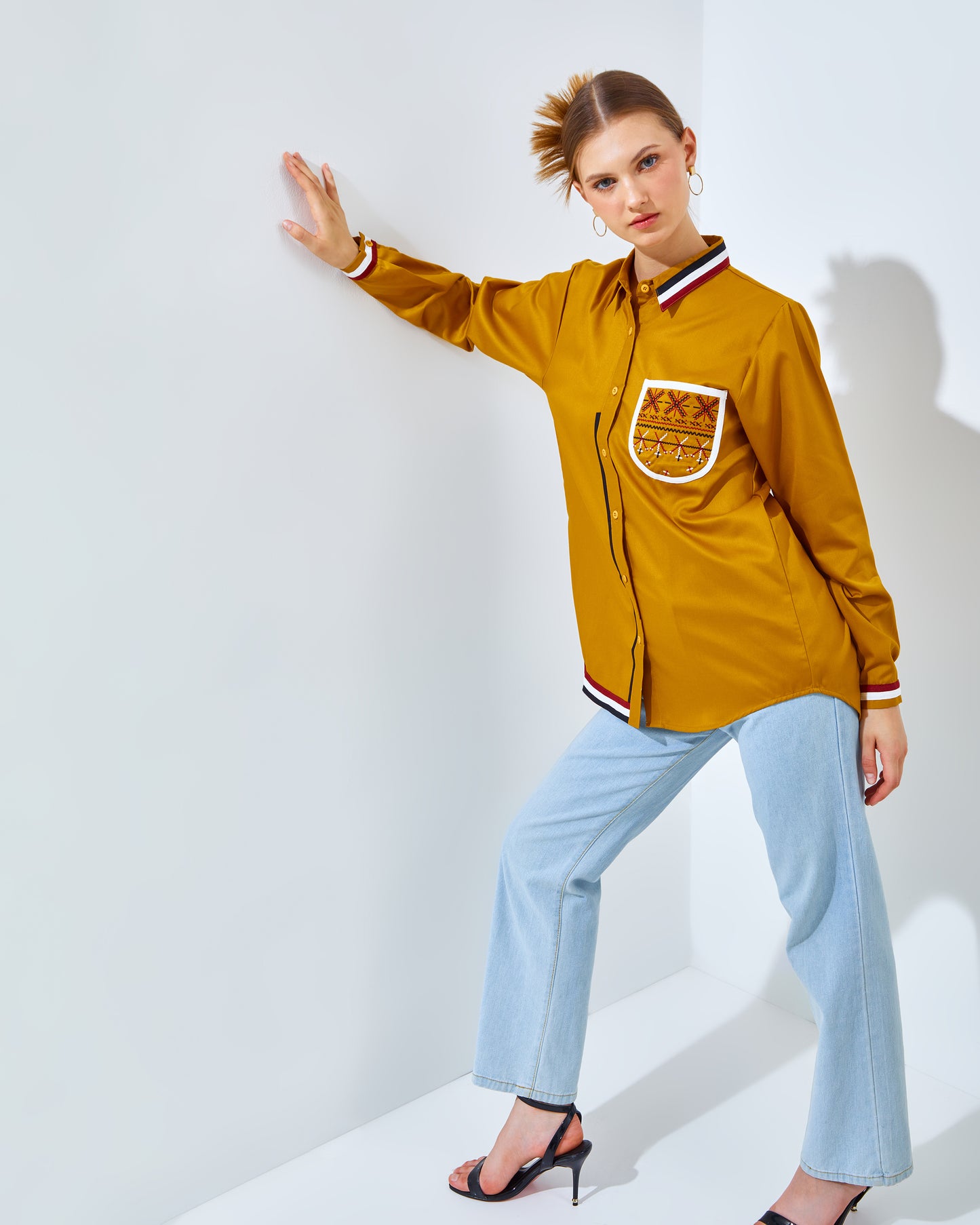 MADEOFME X BUBU SHIRT 1 POCKET MUSTARD