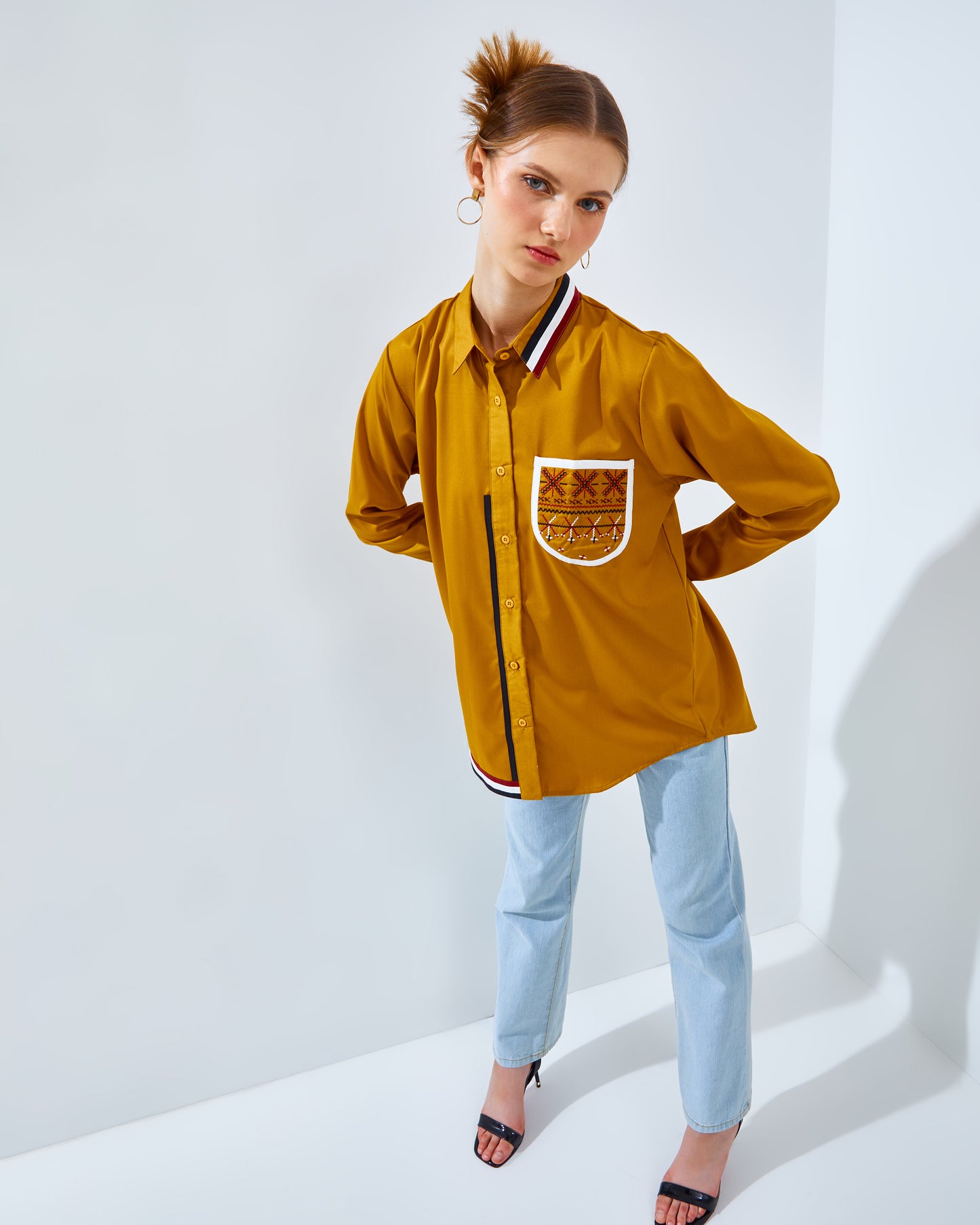 MADEOFME X BUBU SHIRT 1 POCKET MUSTARD