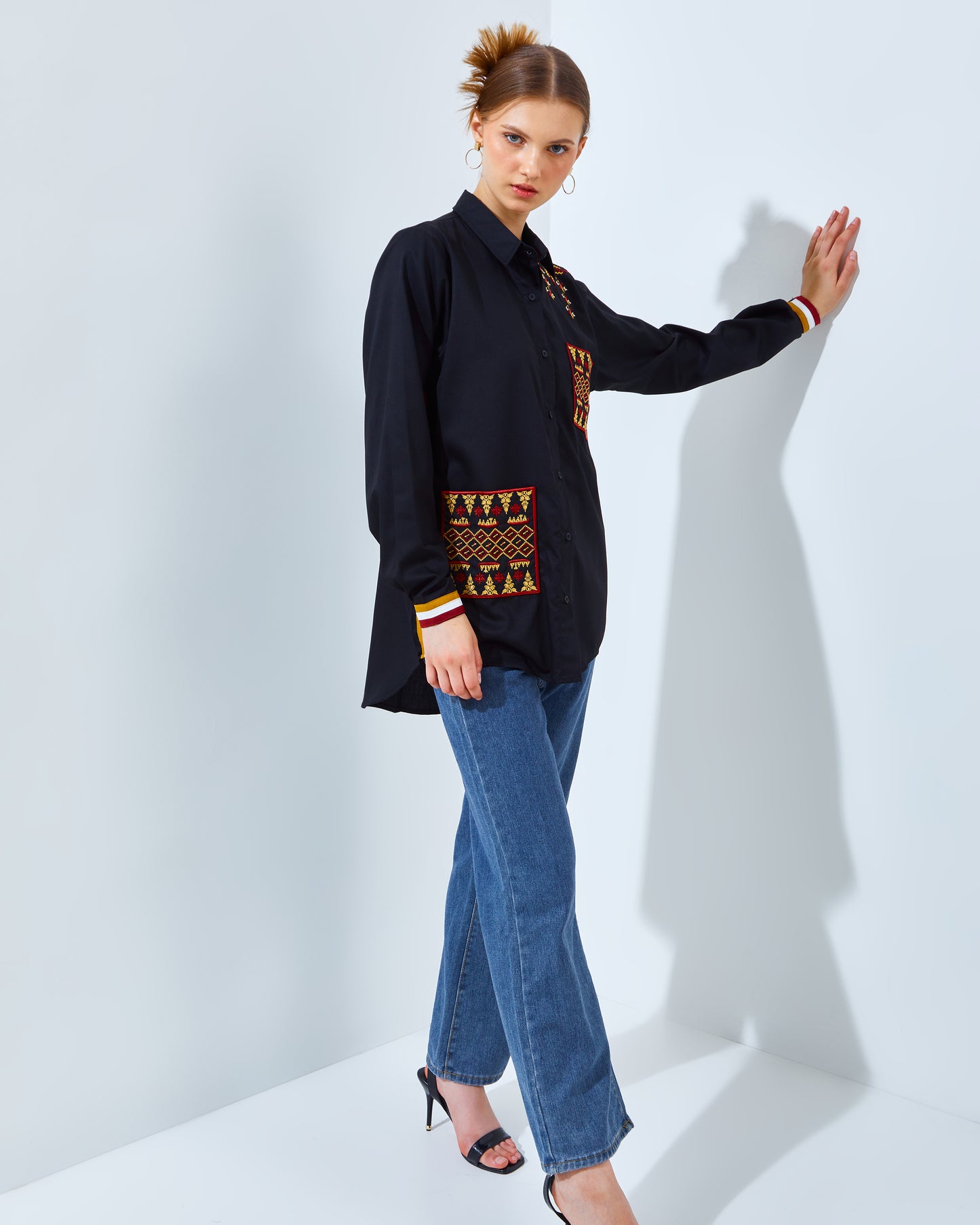 MADEOFME X BUBU SHIRT 2 POCKET BLACK