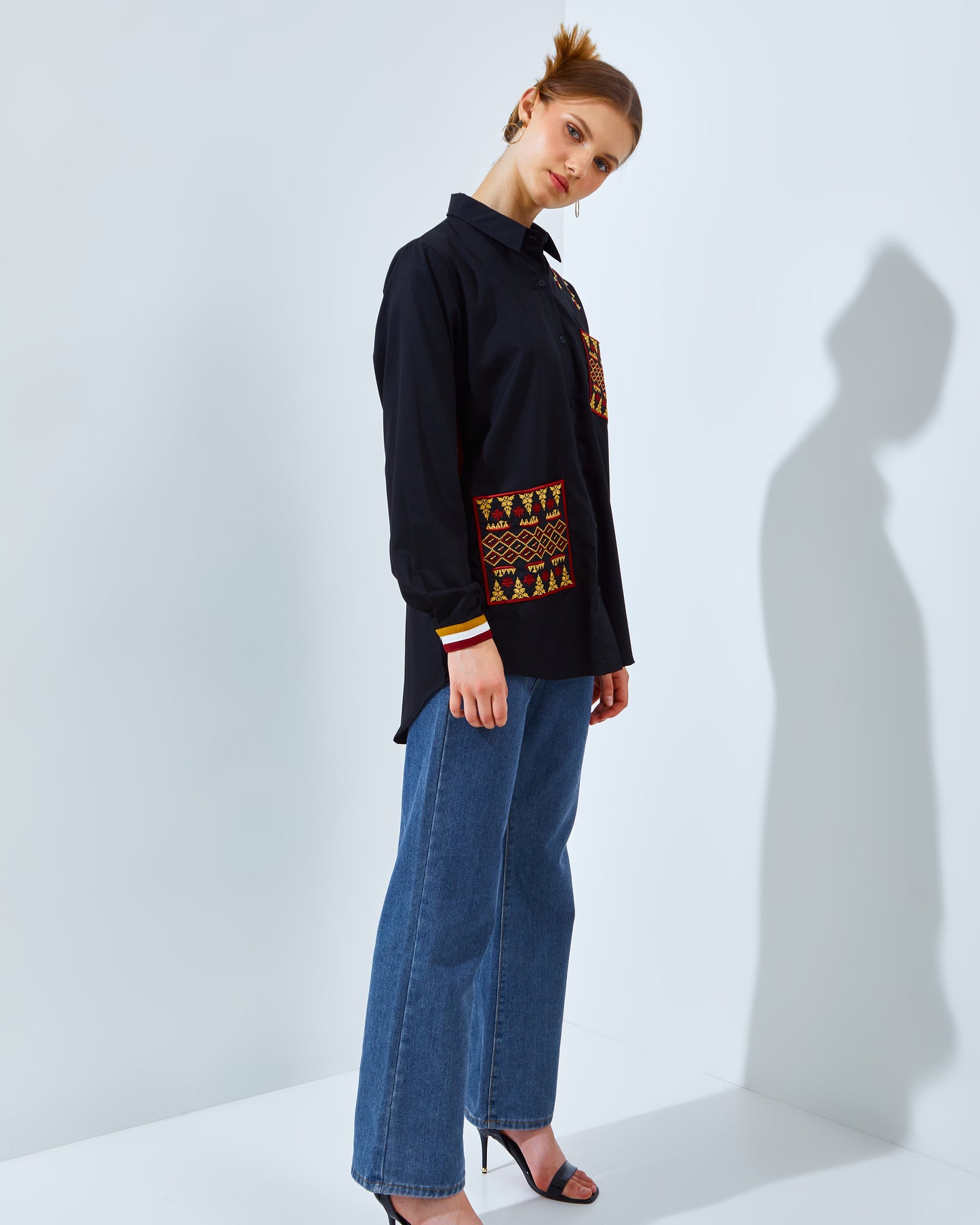 MADEOFME X BUBU SHIRT 2 POCKET BLACK