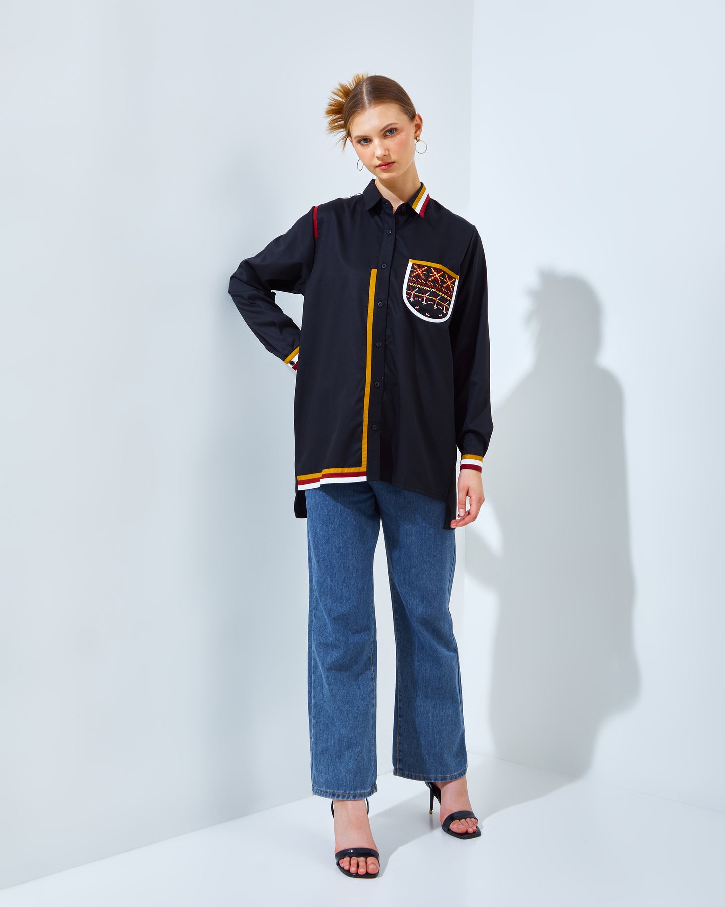 MADEOFME X BUBU SHIRT 1 POCKET BLACK