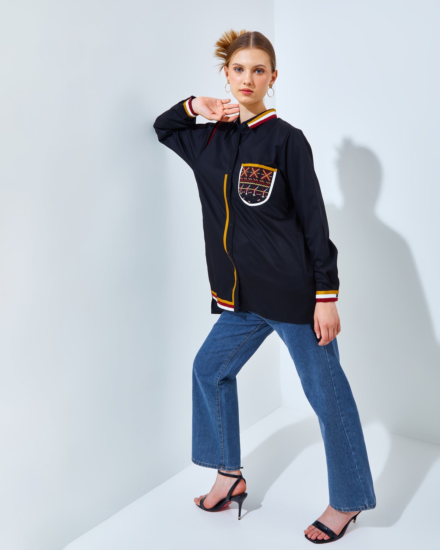 MADEOFME X BUBU SHIRT 1 POCKET BLACK