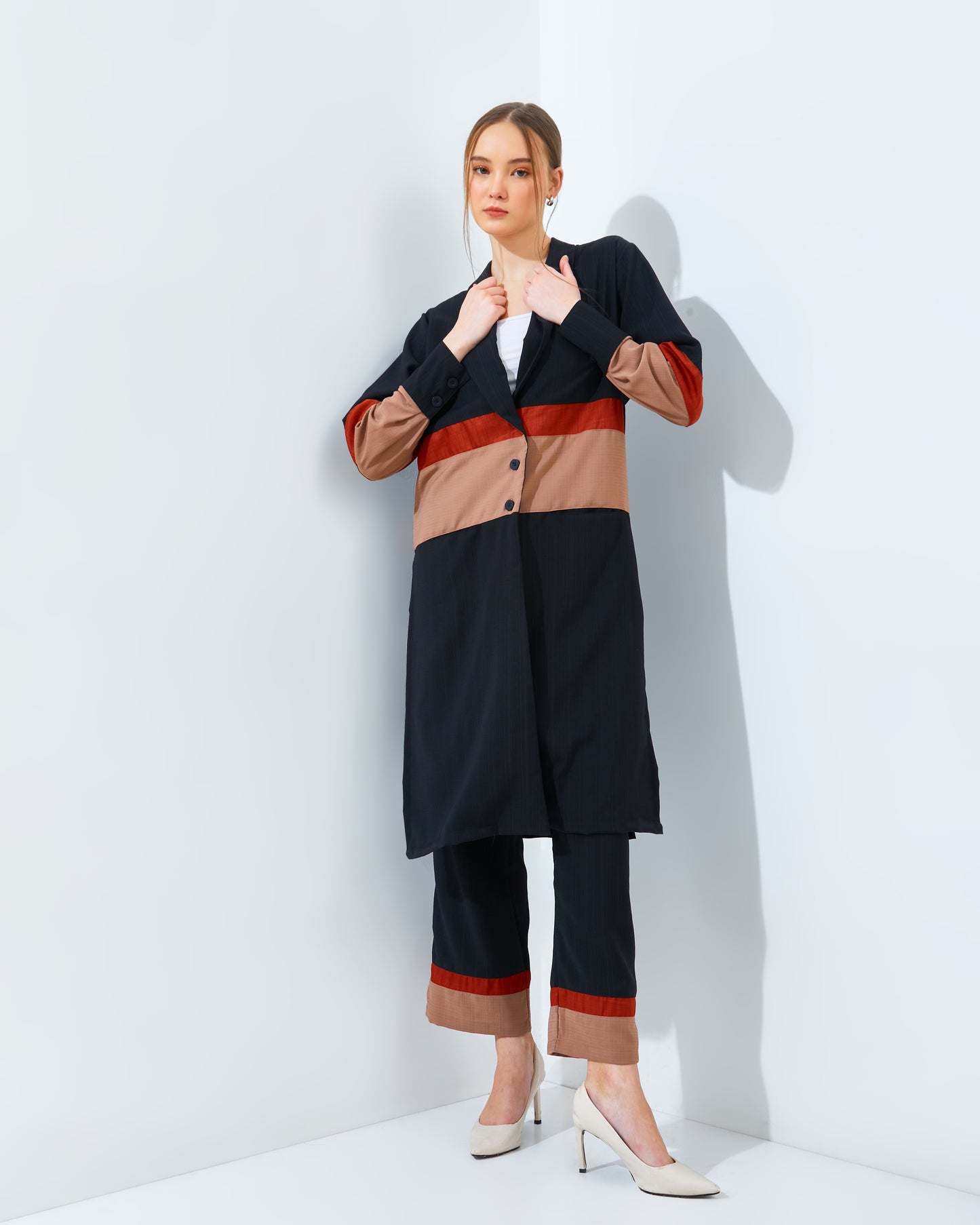 Adriana Blazer Black Set