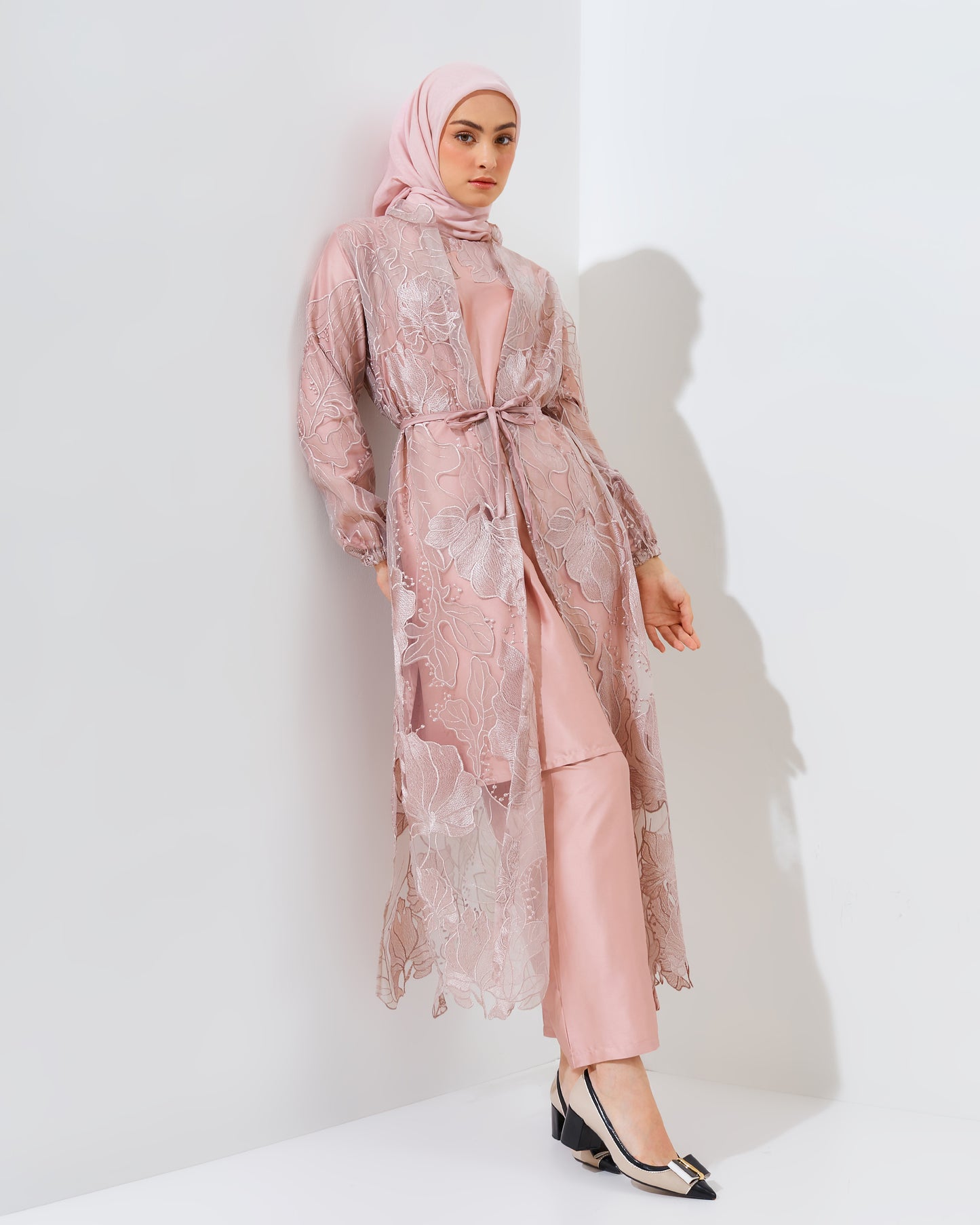 Omeera Women Matching Set Sweet Pink