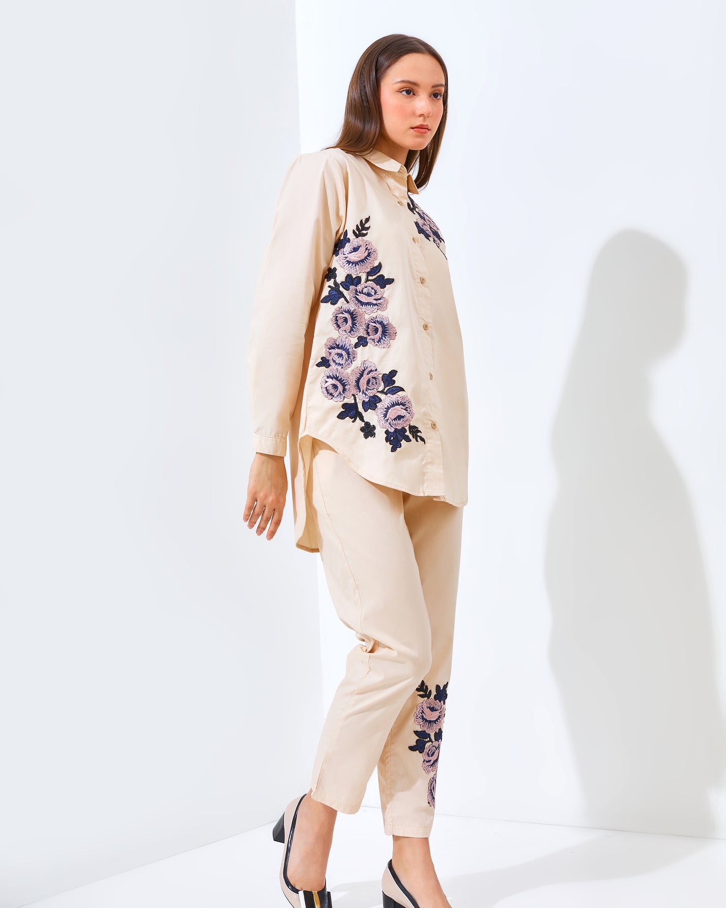 Rose Rachella Set Cream Navy