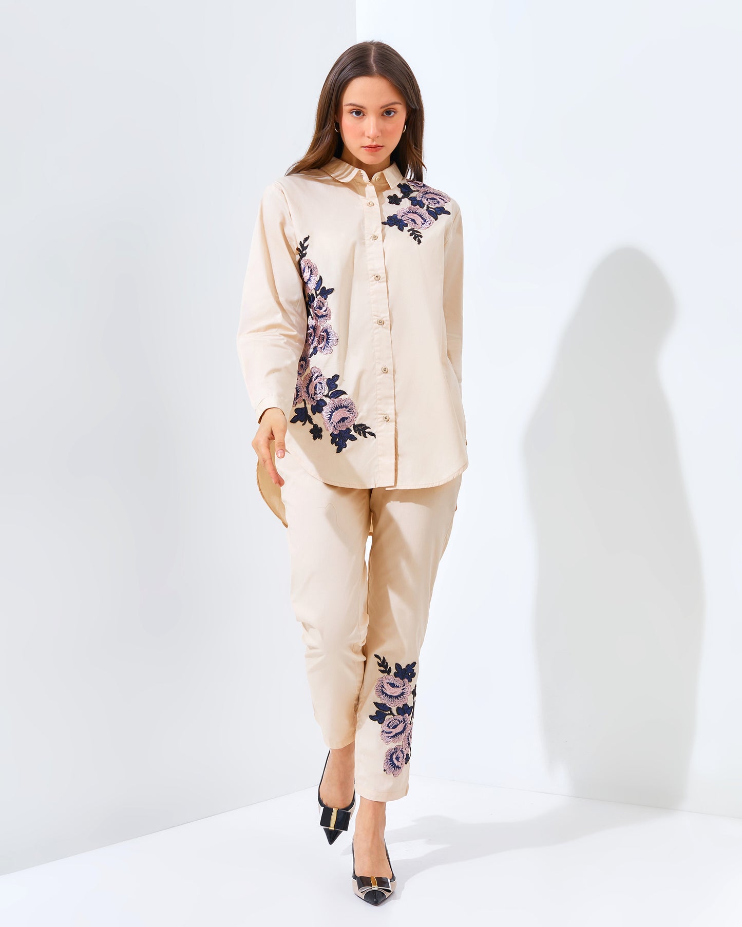 Rose Rachella Set Cream Navy