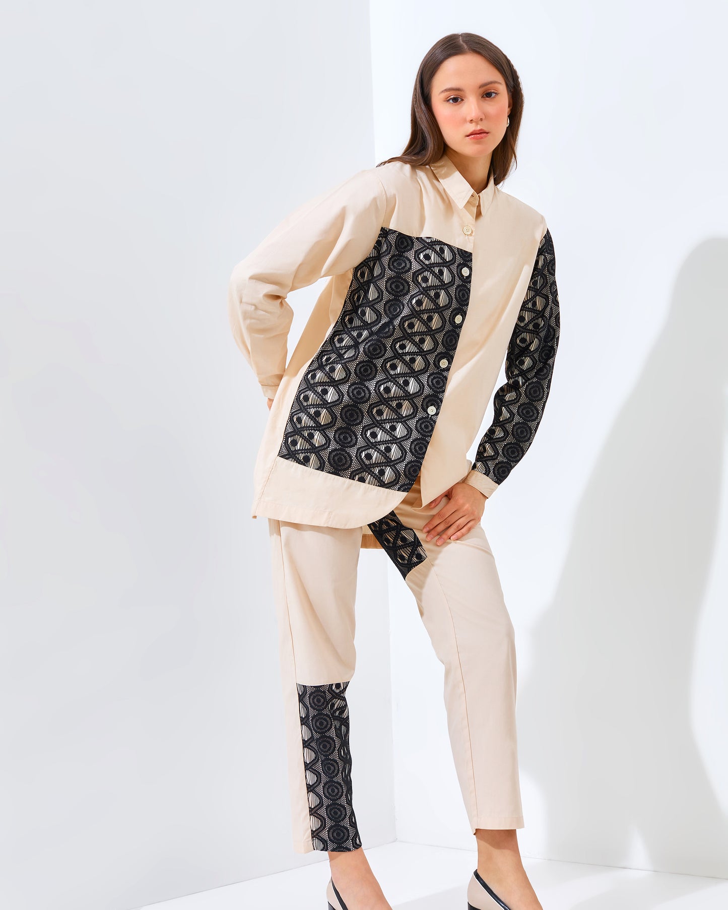 PUTI CASUAL SET CREAM