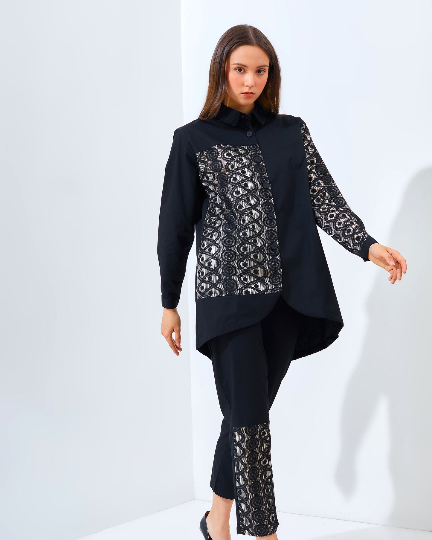 PUTI CASUAL SET BLACK