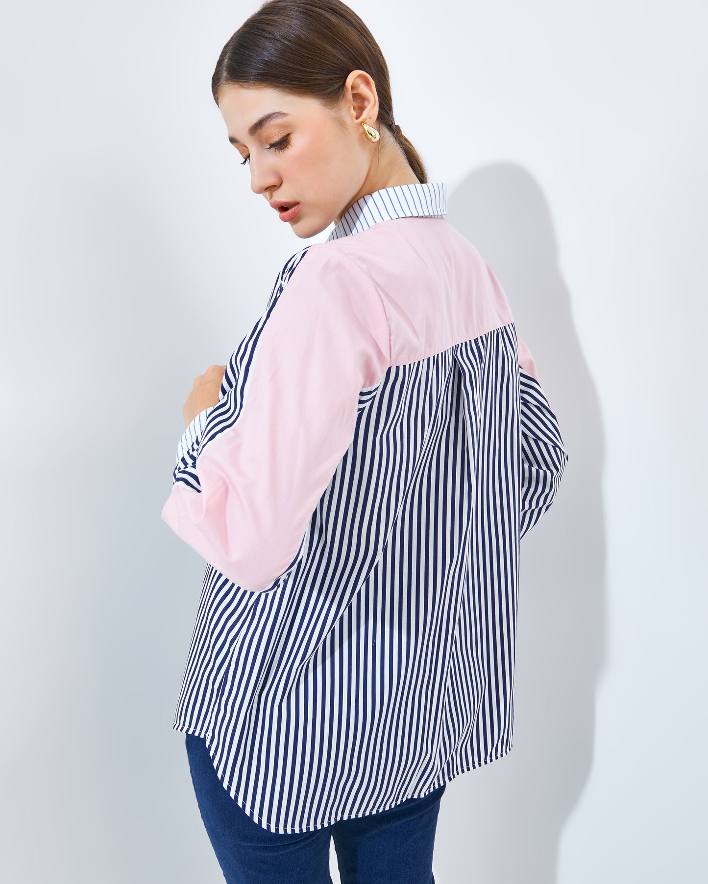 Thara Shirt in Pink ( Top Only )