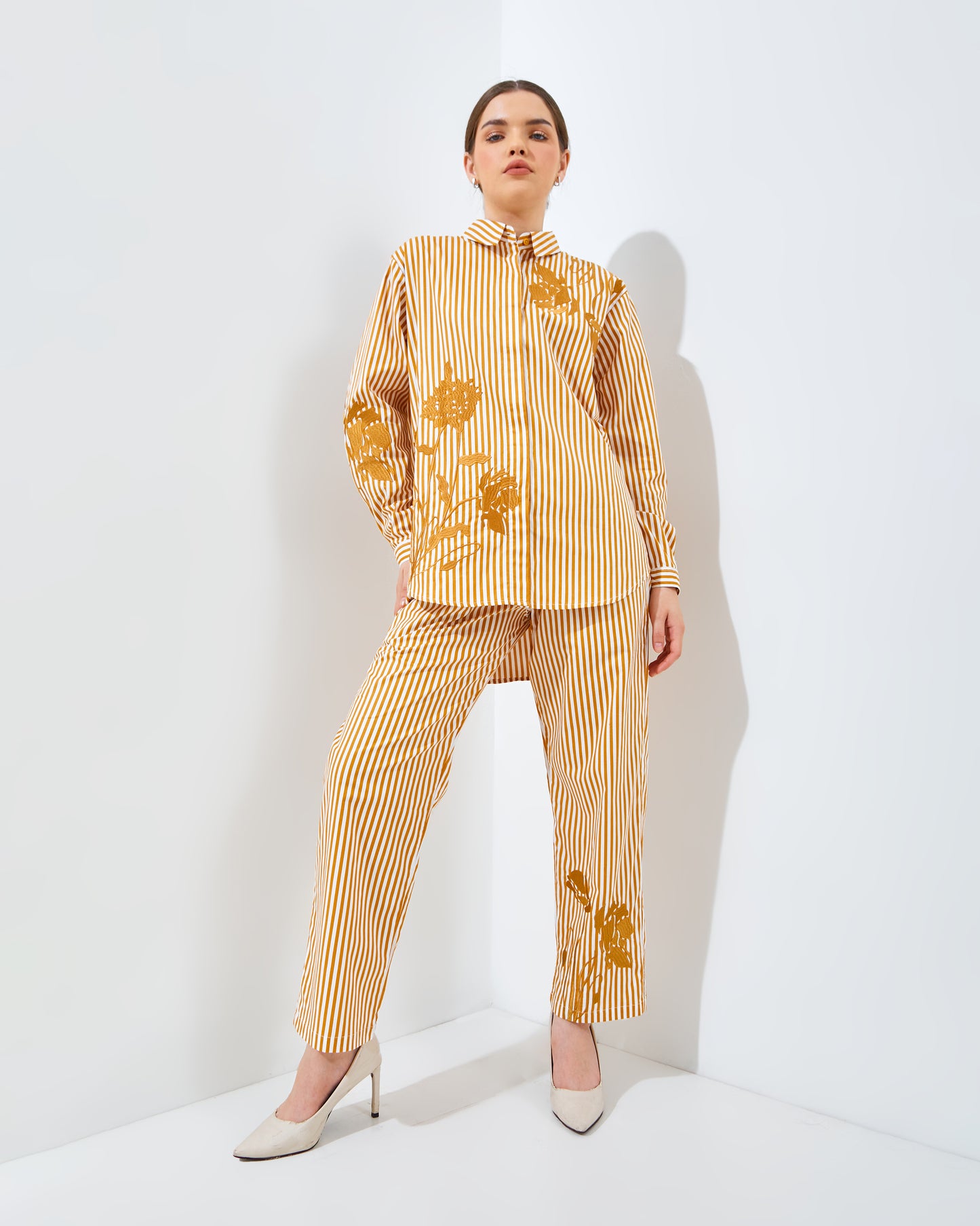 Narra Stripe Mustrad Set / Top