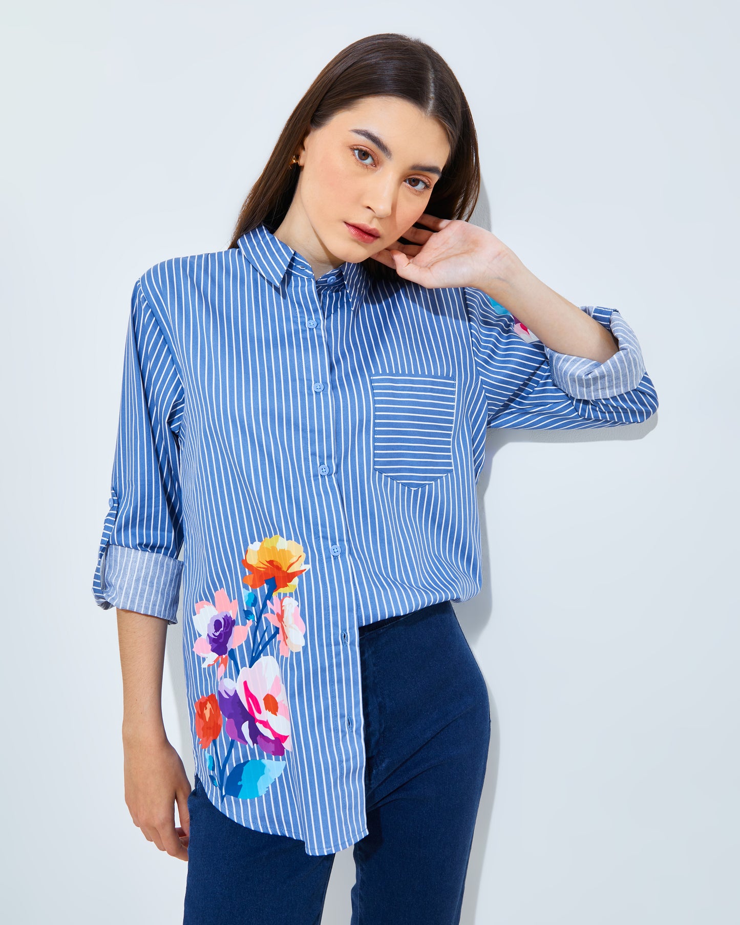 Arrisya Shirt Blue