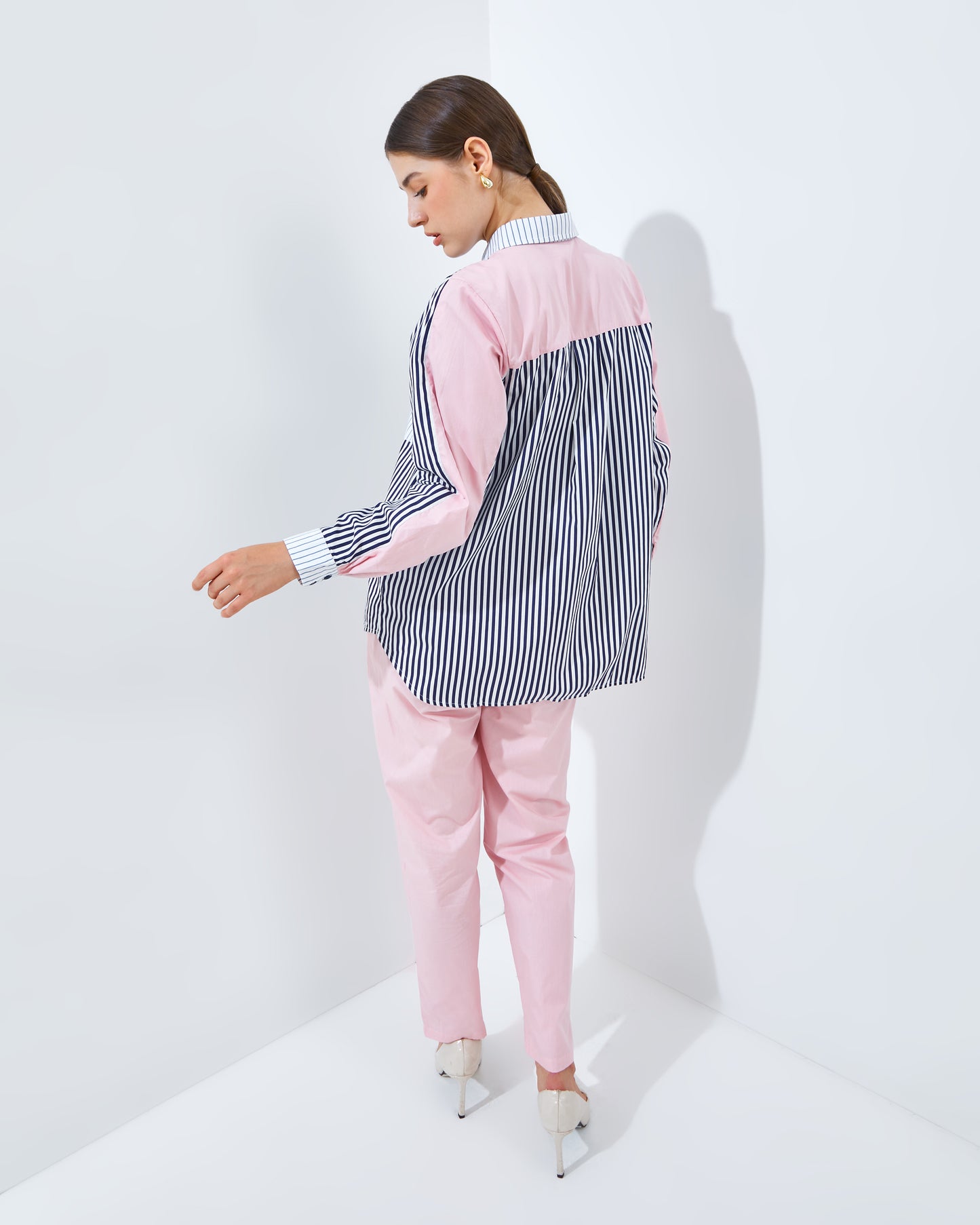 Thara Set in Pink ( Top + Pant )