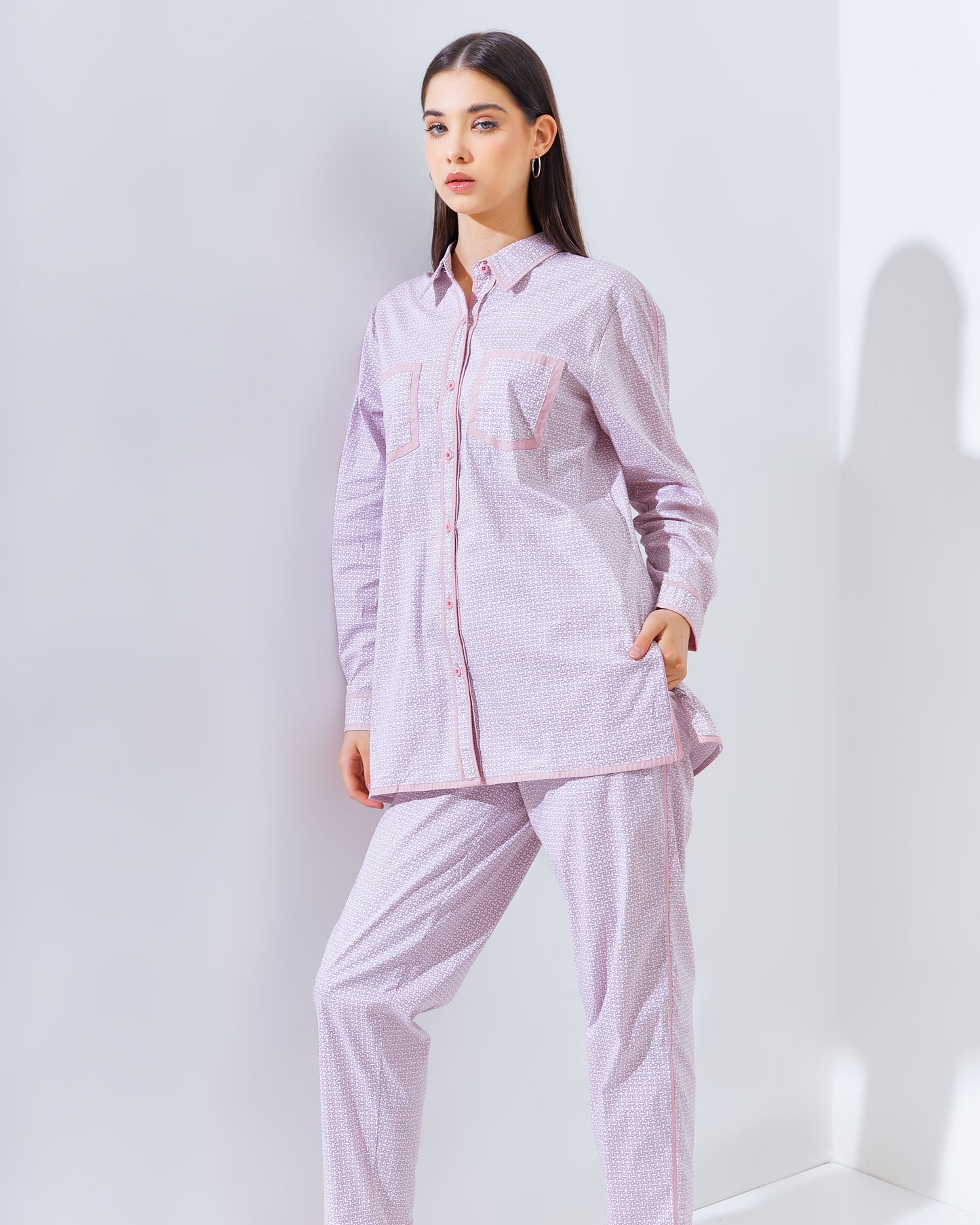 Vivie Matching Set Baby Pink