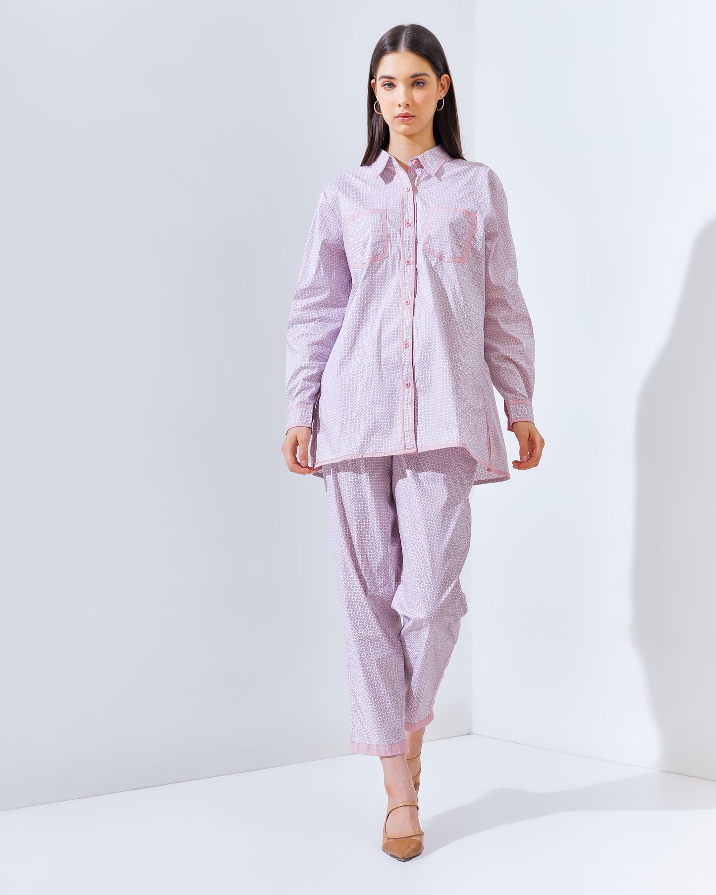 Vivie Matching Set Baby Pink