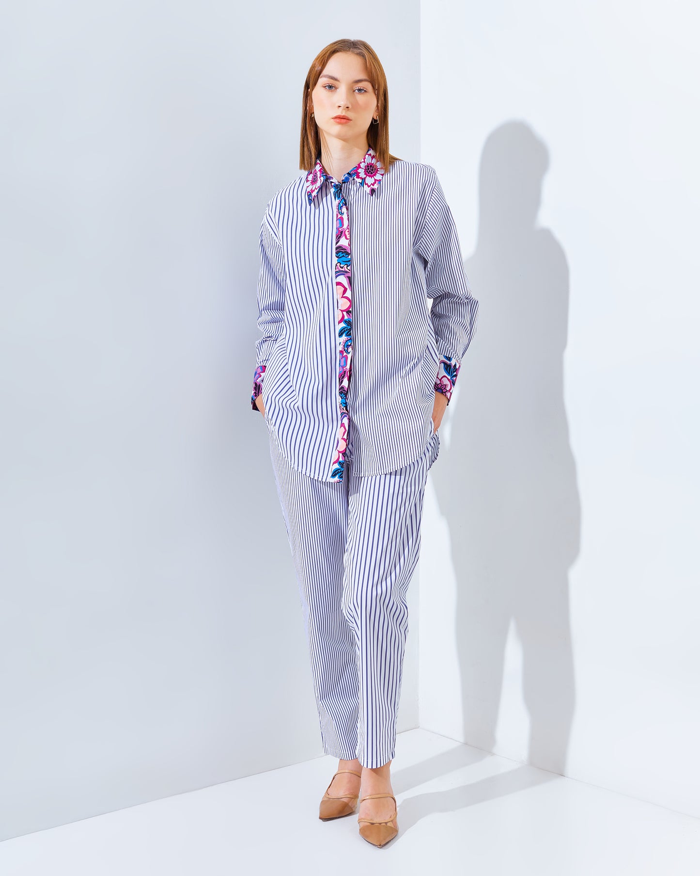 Rachell set Striped Navy