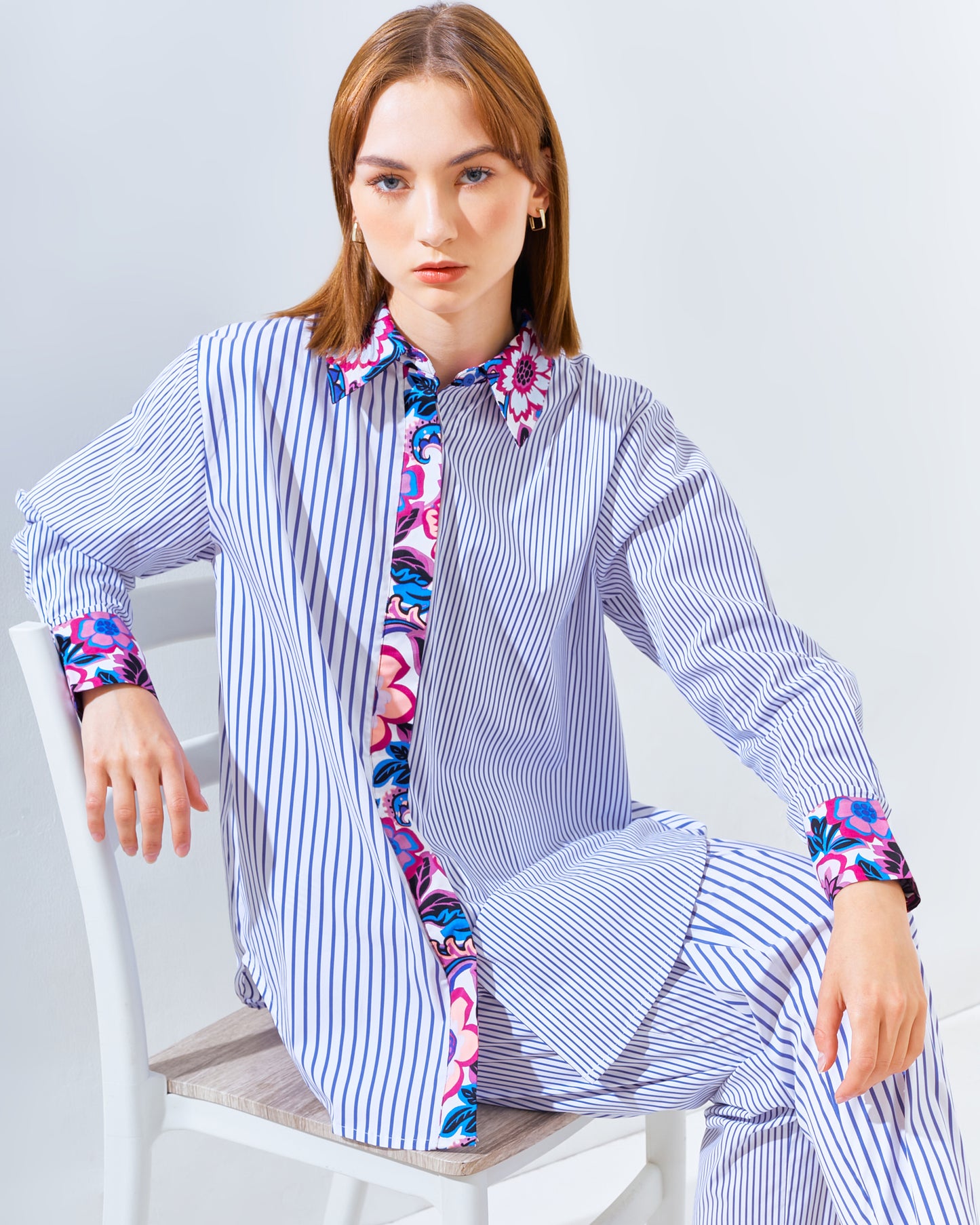 Rachell set Striped Navy