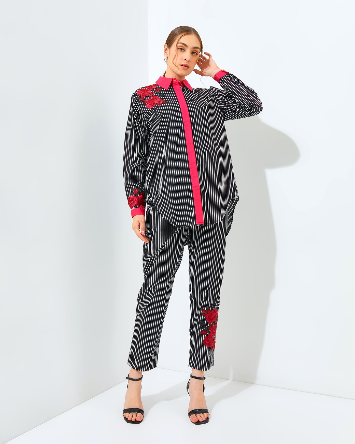 Rachella Full Black Fushia