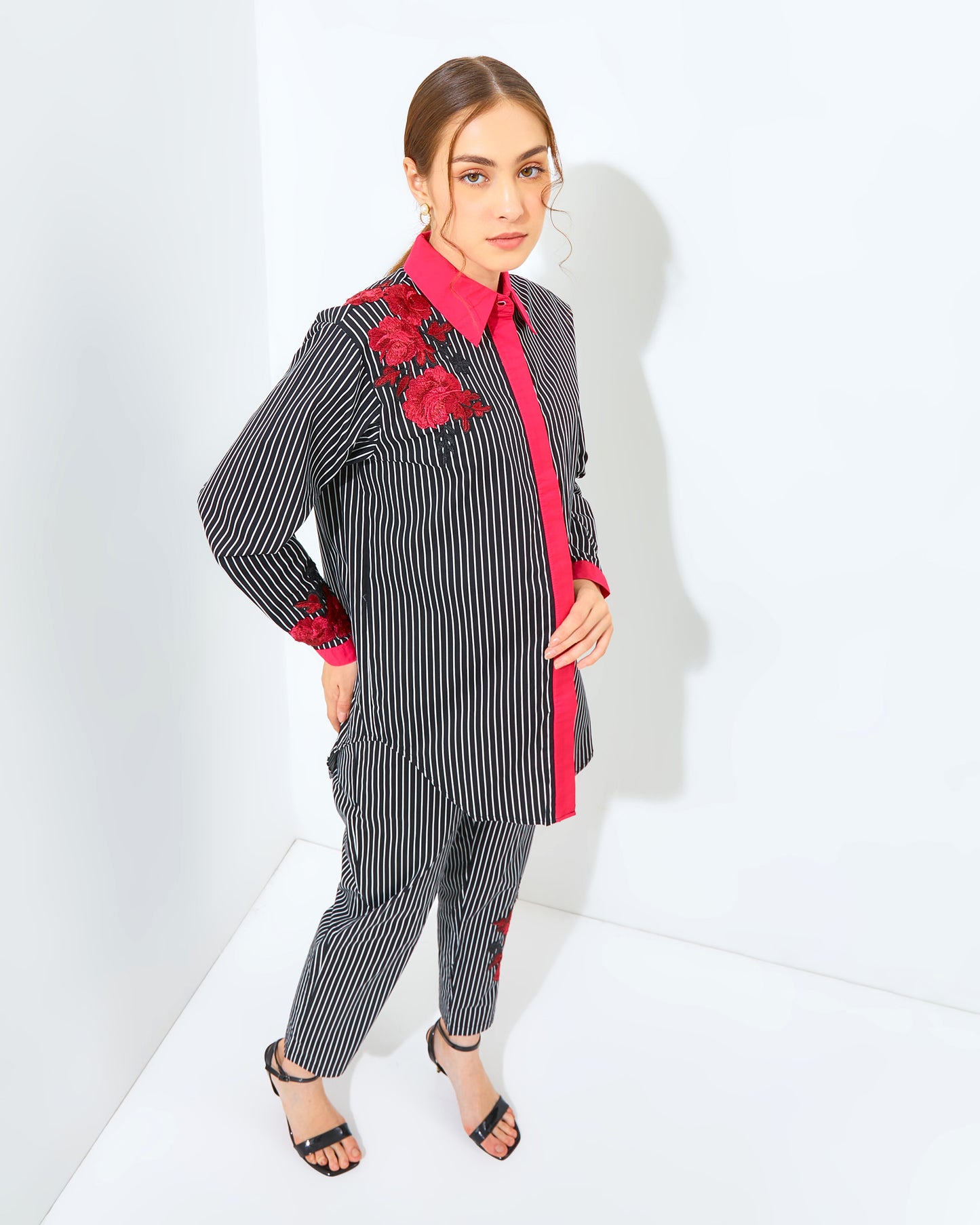 Rachella Full Black Fushia