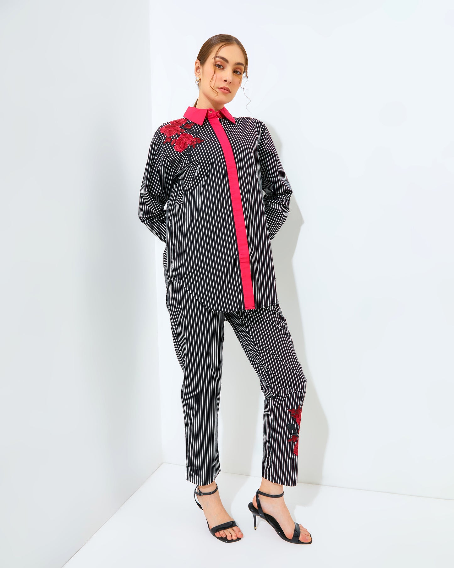 Rachella Full Black Fushia