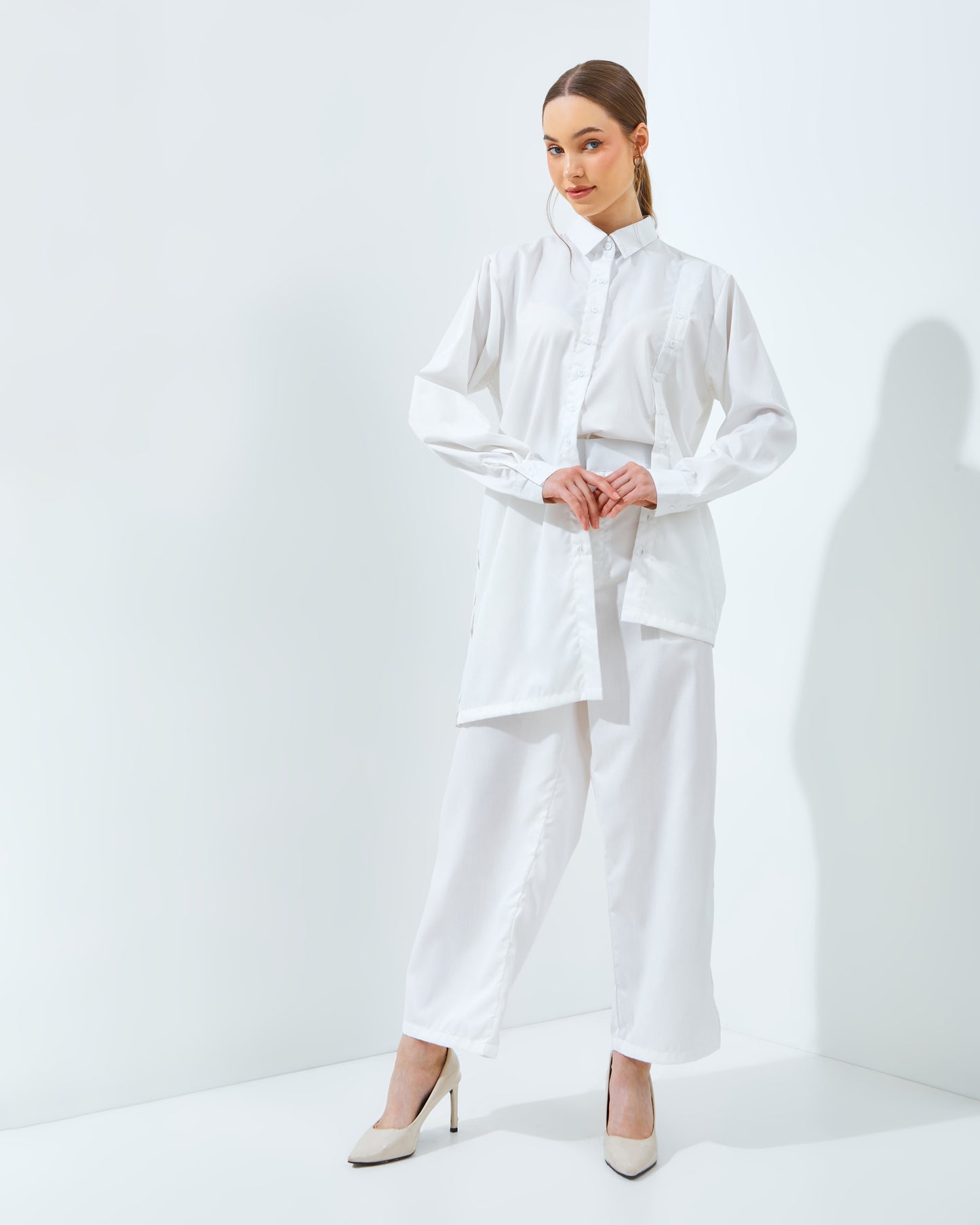 Button Set Broken White