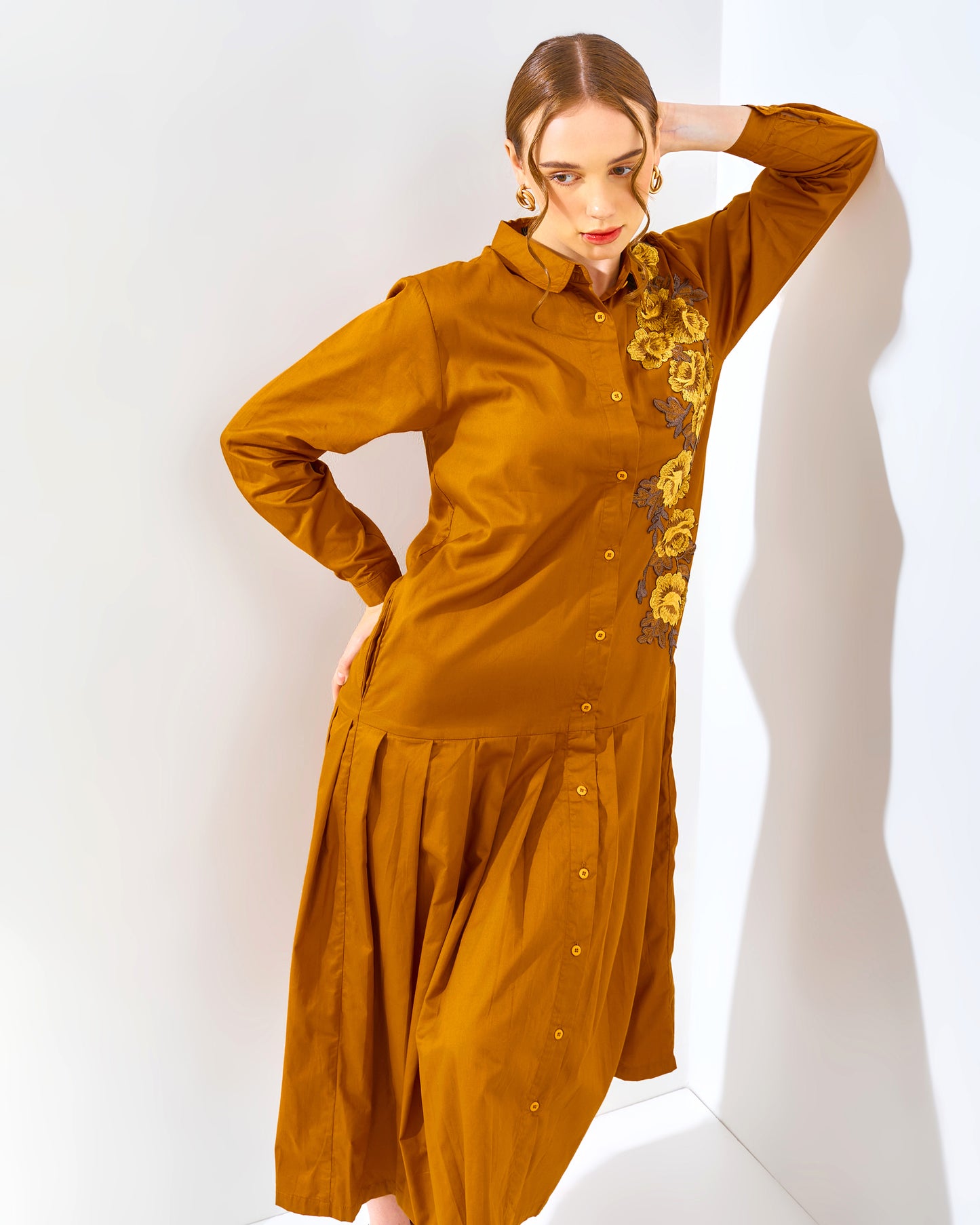 Rose Rachella Dress Brown