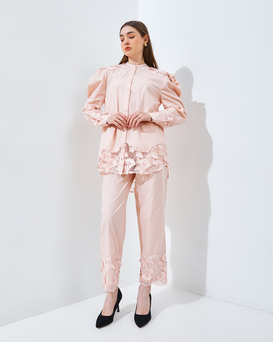 KIRANA LACE SET NUDE PINK