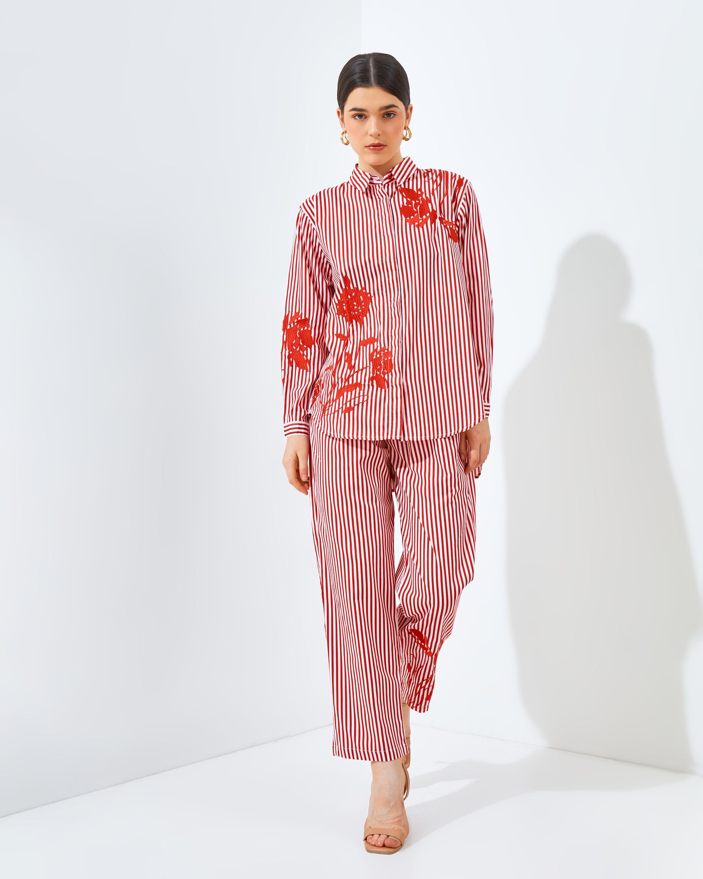 Narra Stripe Red Set/Top