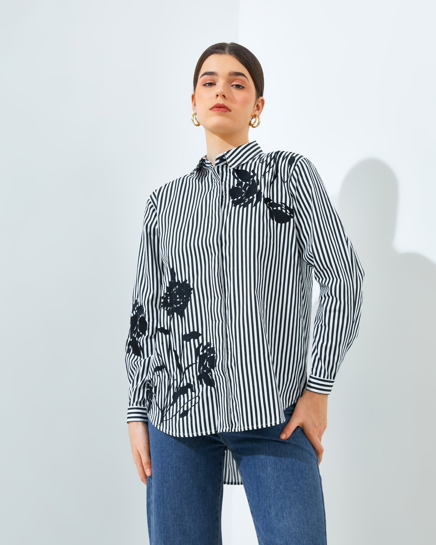 Narra Stripe Black Set/Top