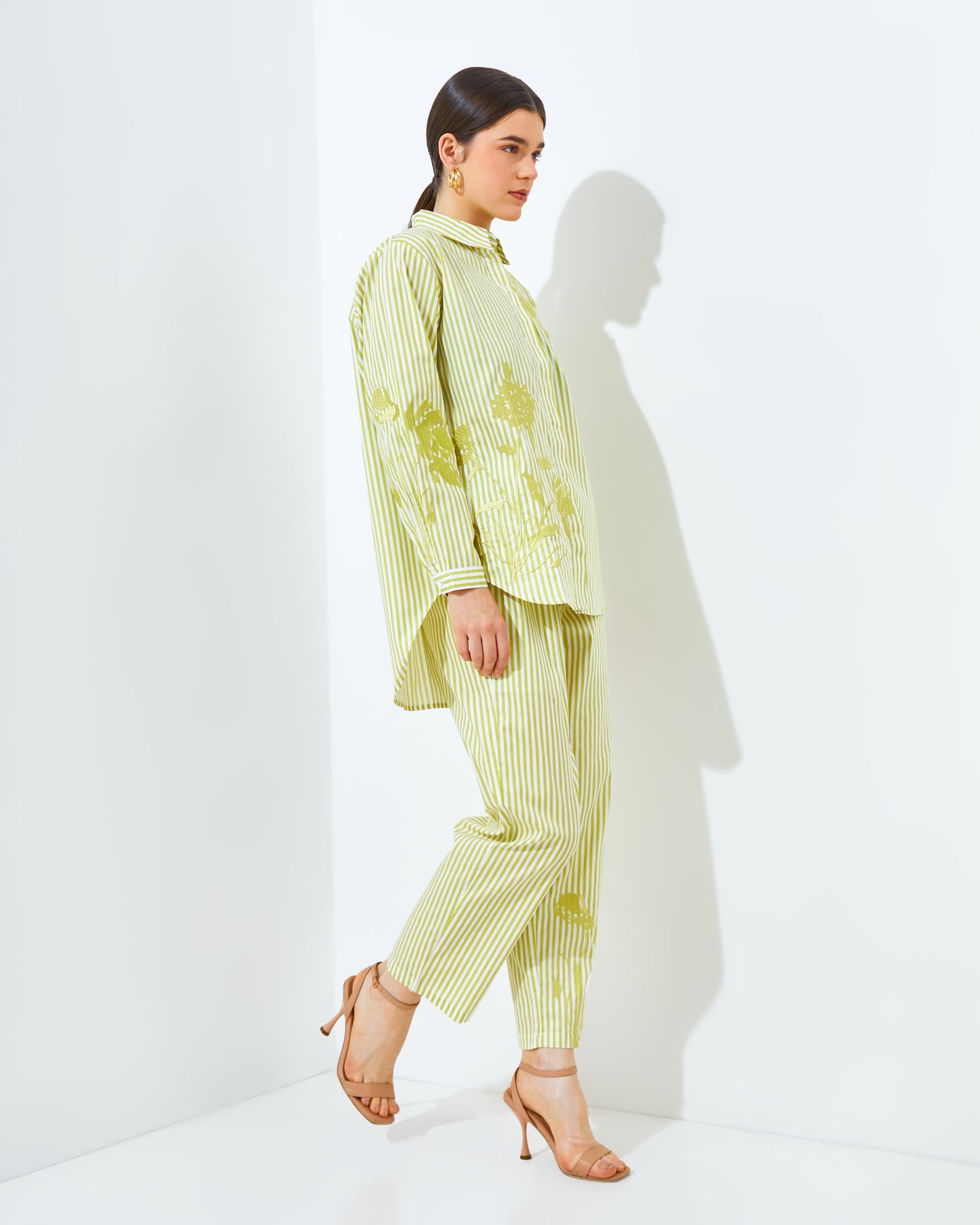 Narra Stripe Lime Set/Top