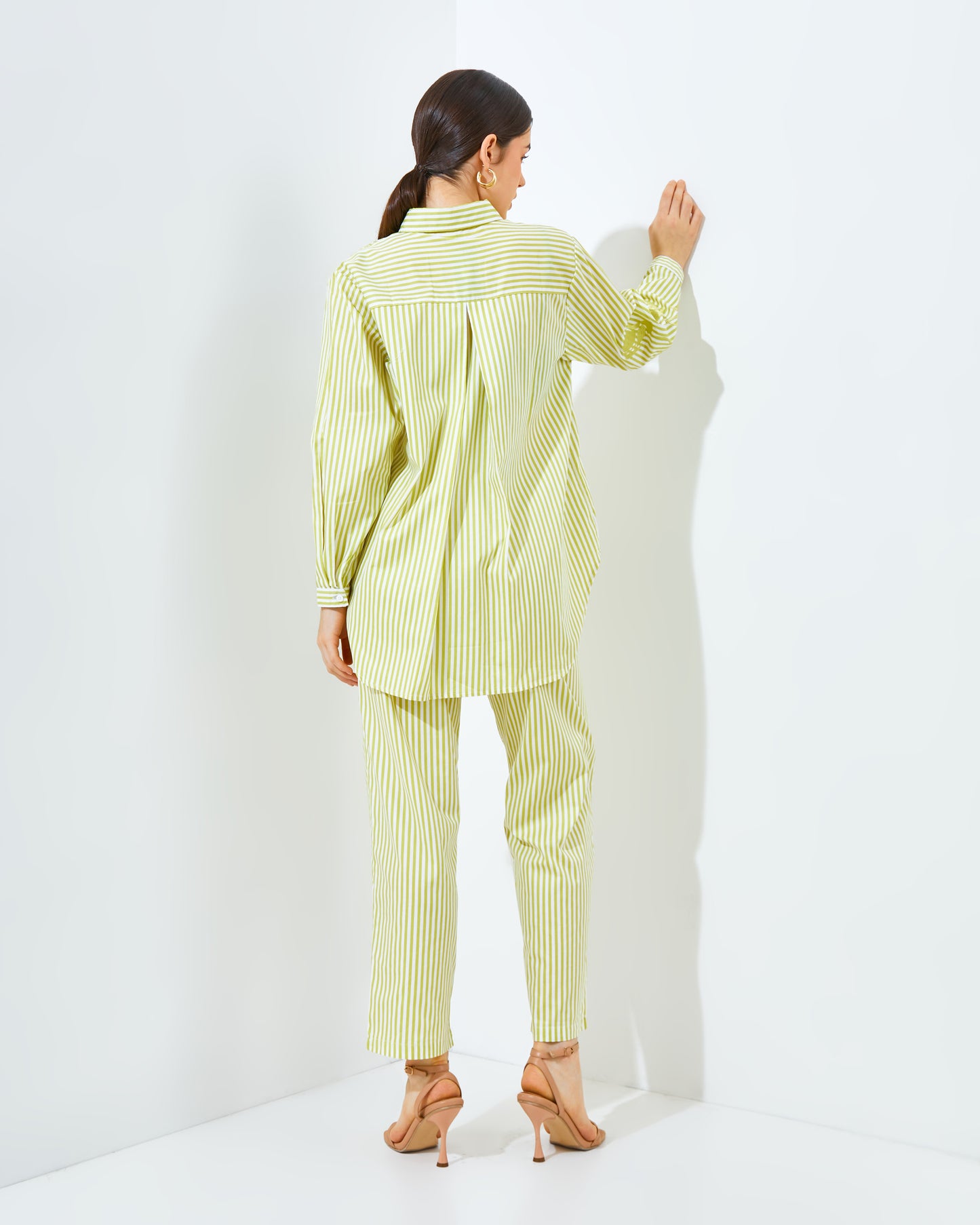 Narra Stripe Lime Set/Top