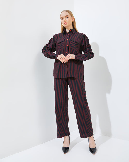 Xenna Set in Black-Red (PRE-ORDER)