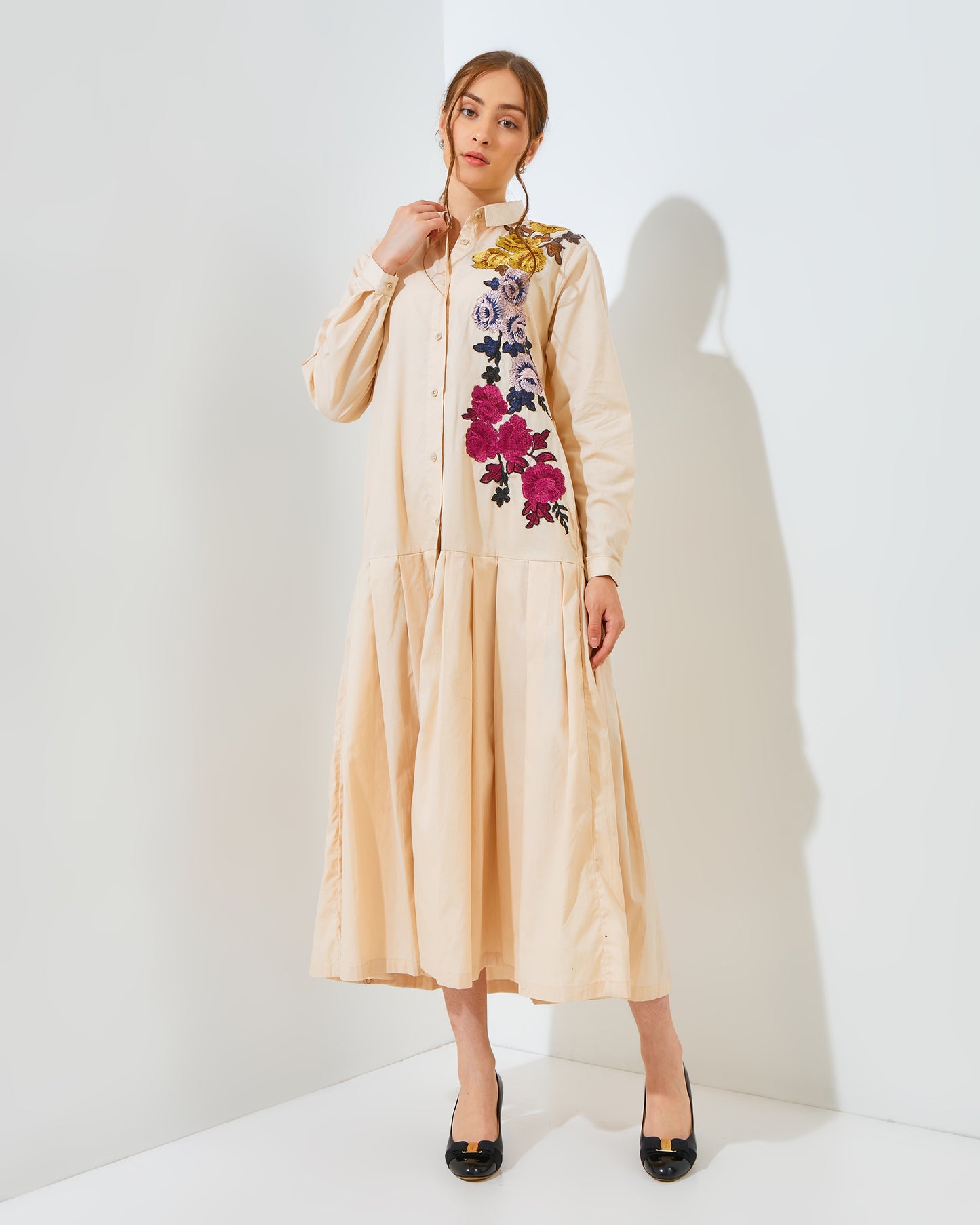 Rose Rachella Dress Champagne cream