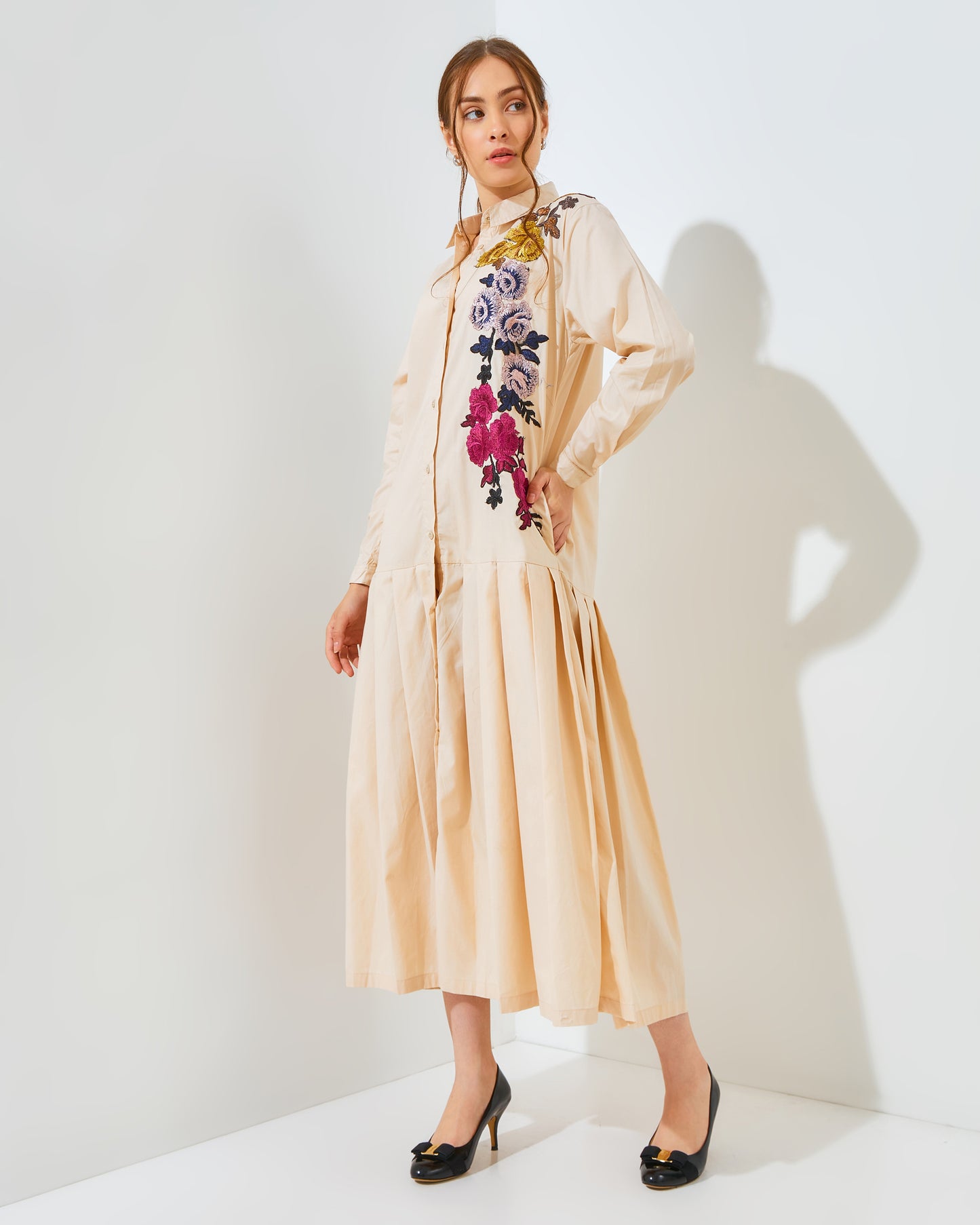 Rose Rachella Dress Champagne cream