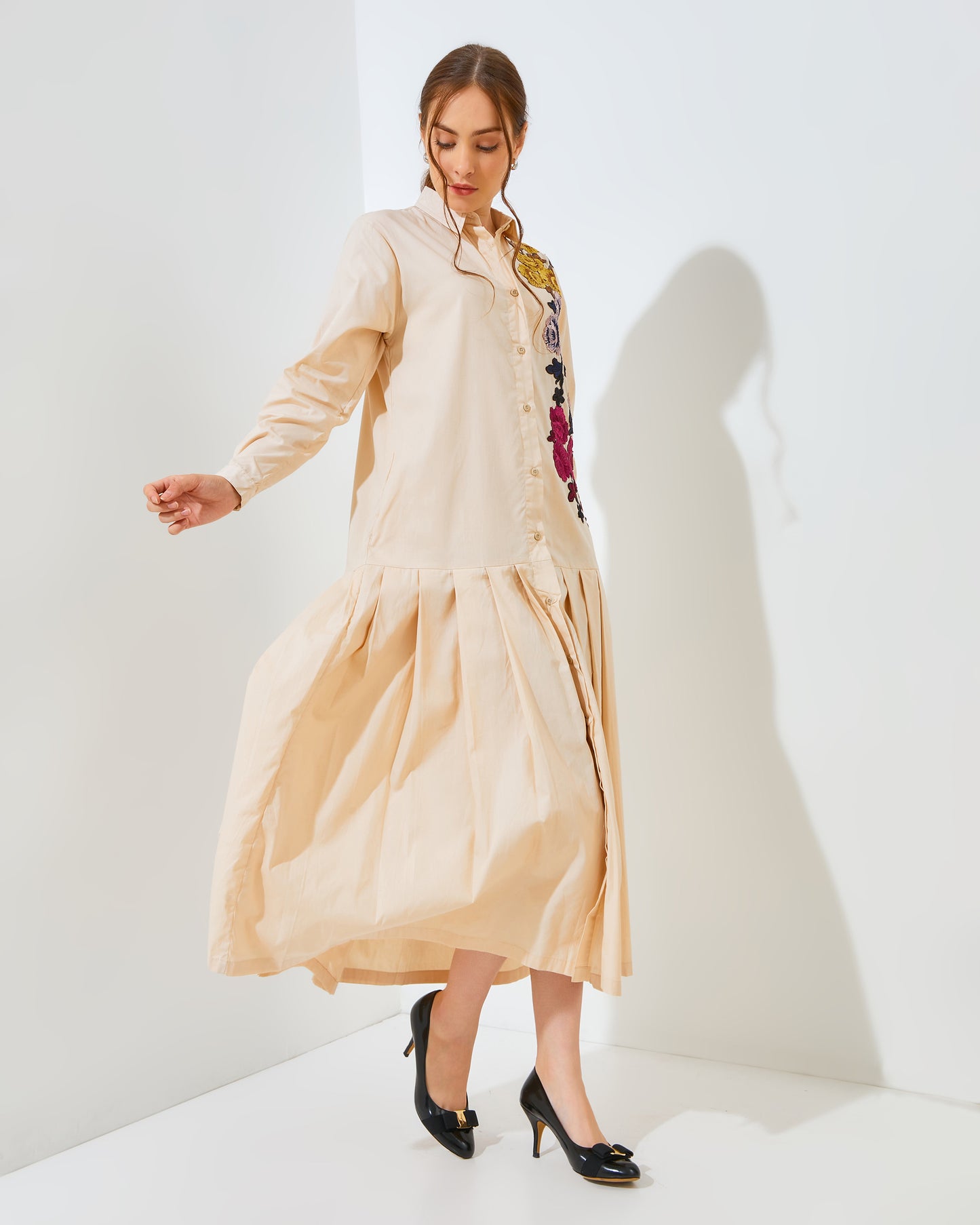 Rose Rachella Dress Champagne cream