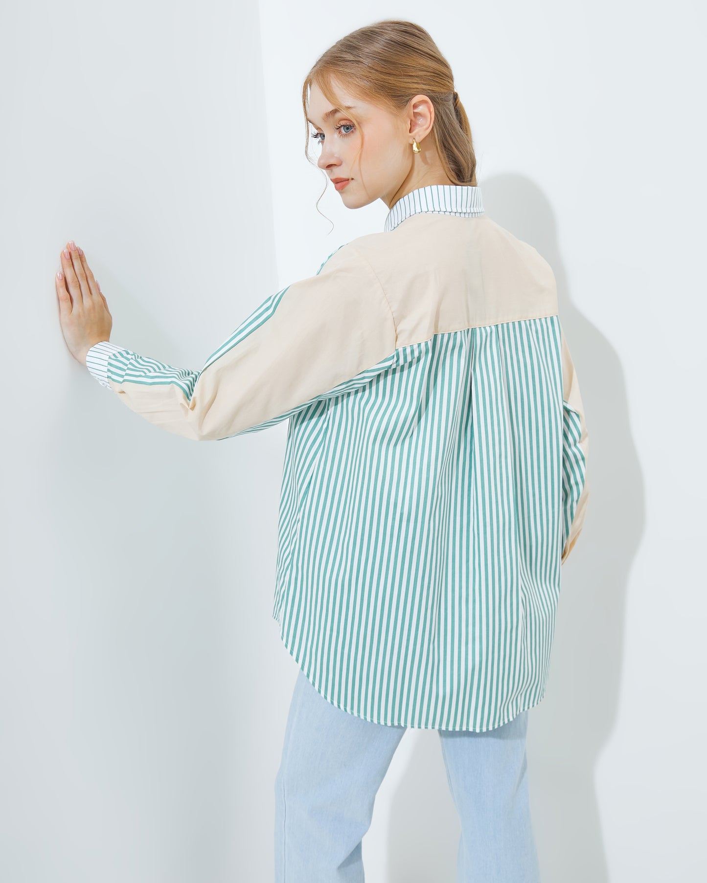 Thara Shirt in Green (Top Only)