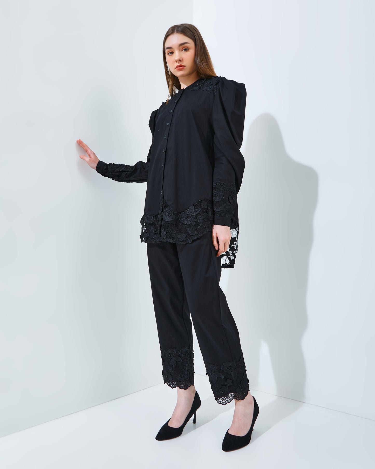 KIRANA LACE SET BLACK