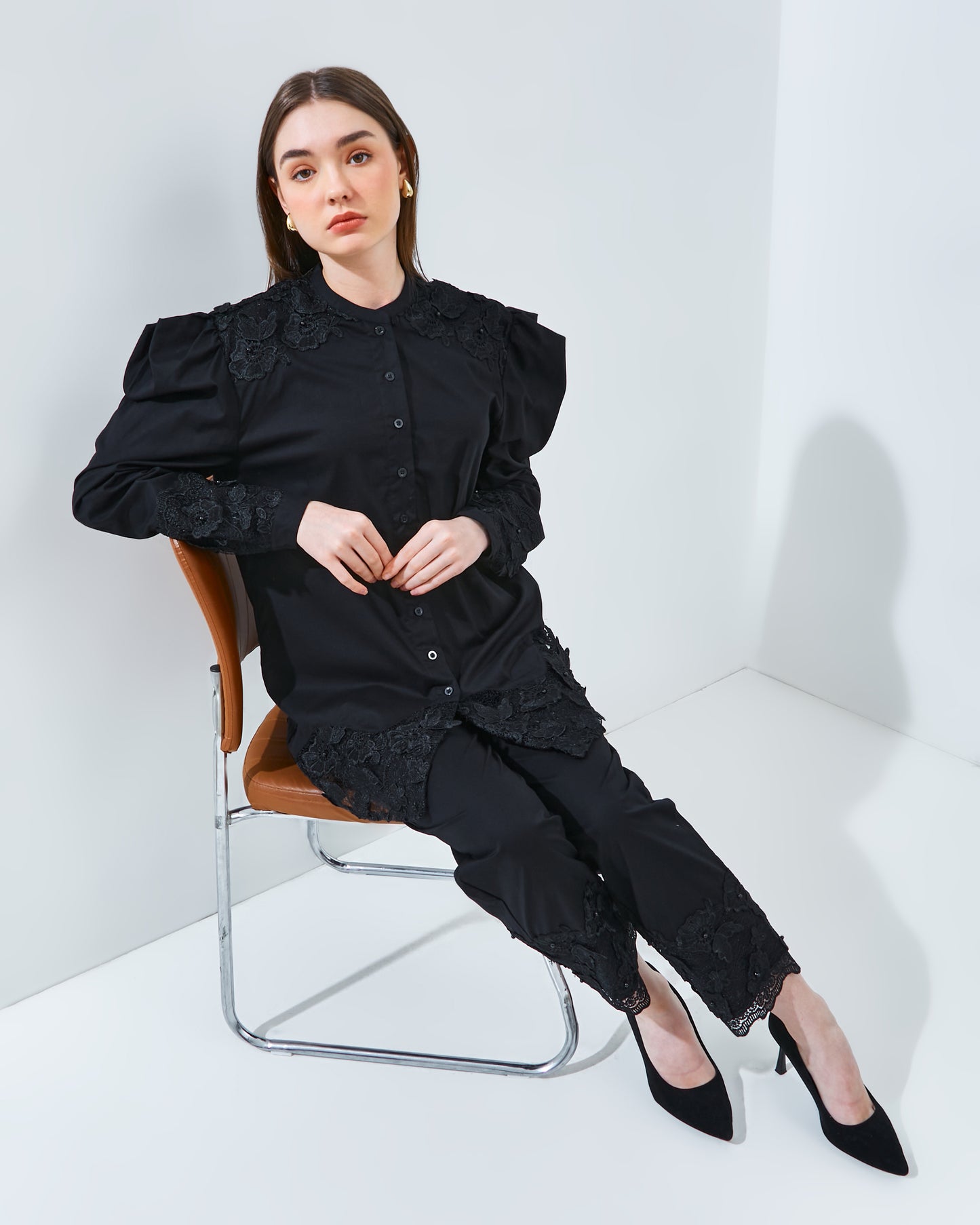 KIRANA LACE SET BLACK