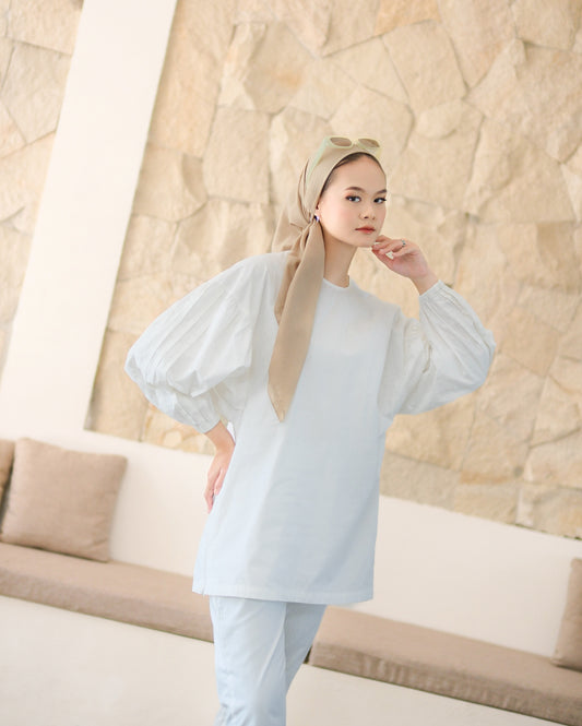 Adhia White Long set