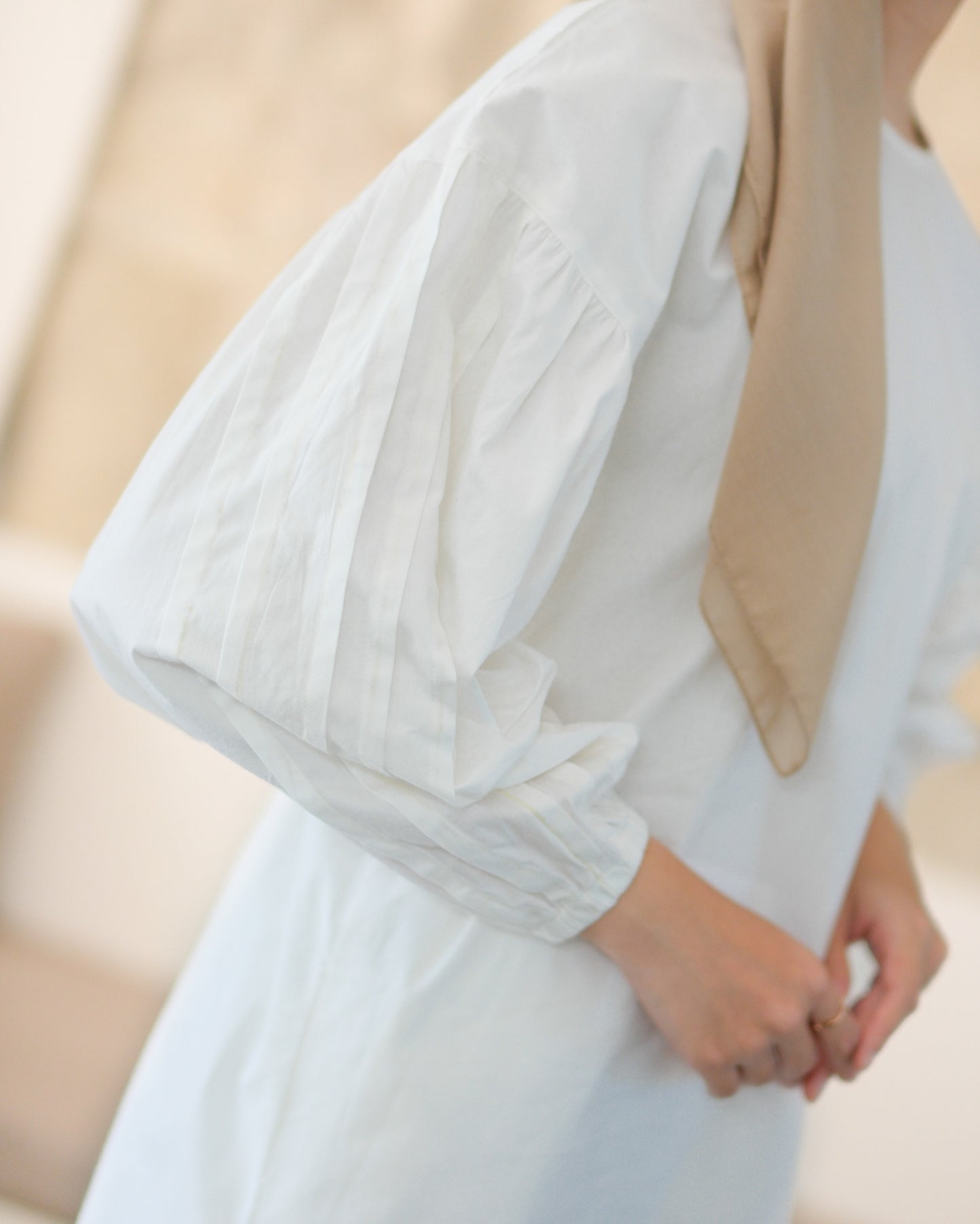 Adhia White Long set