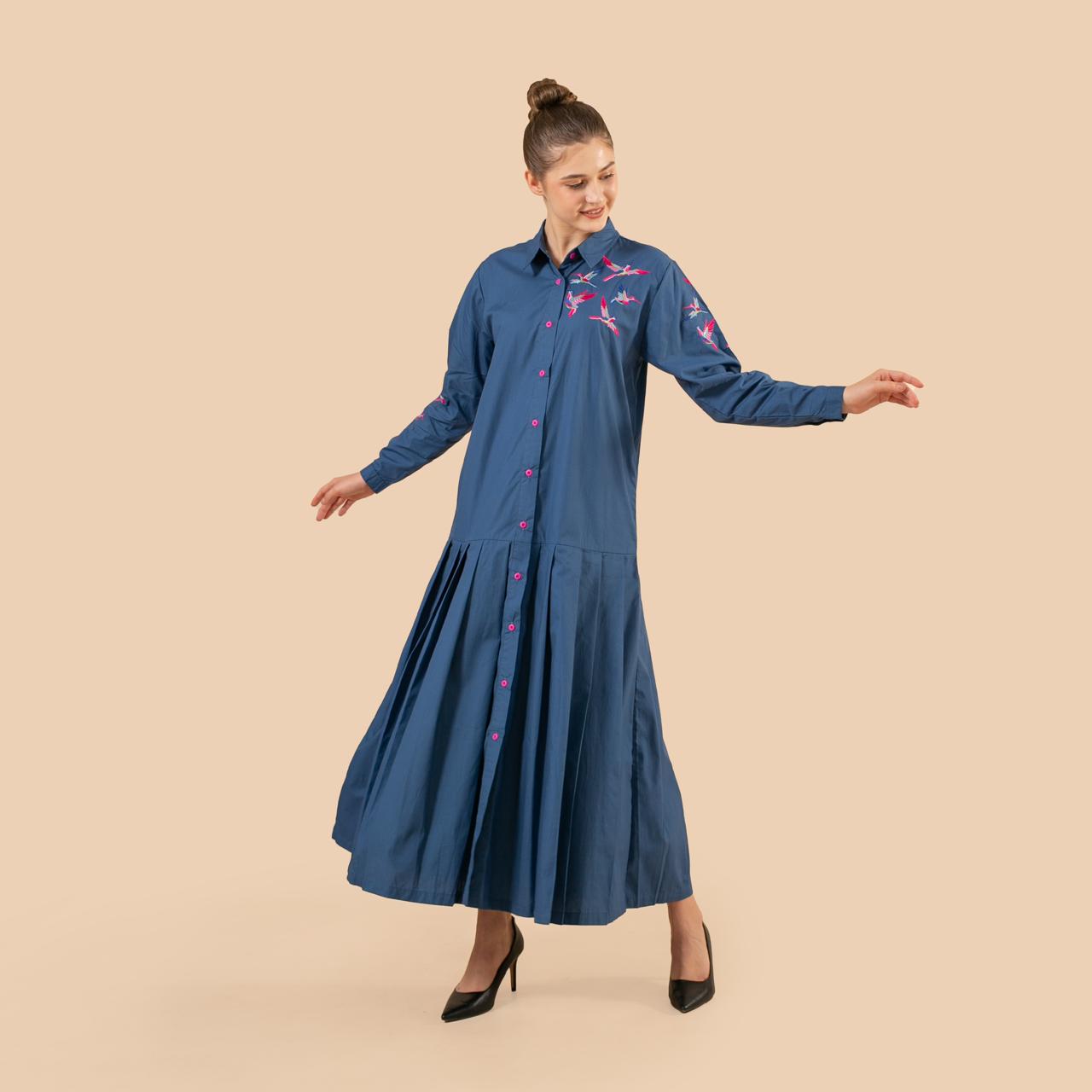 Neo Hummy Dress Blue