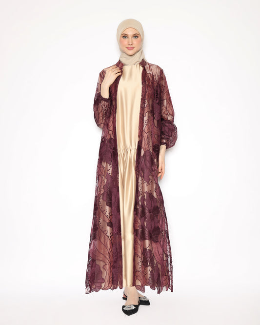 Omeera Women Matching Set Maroon